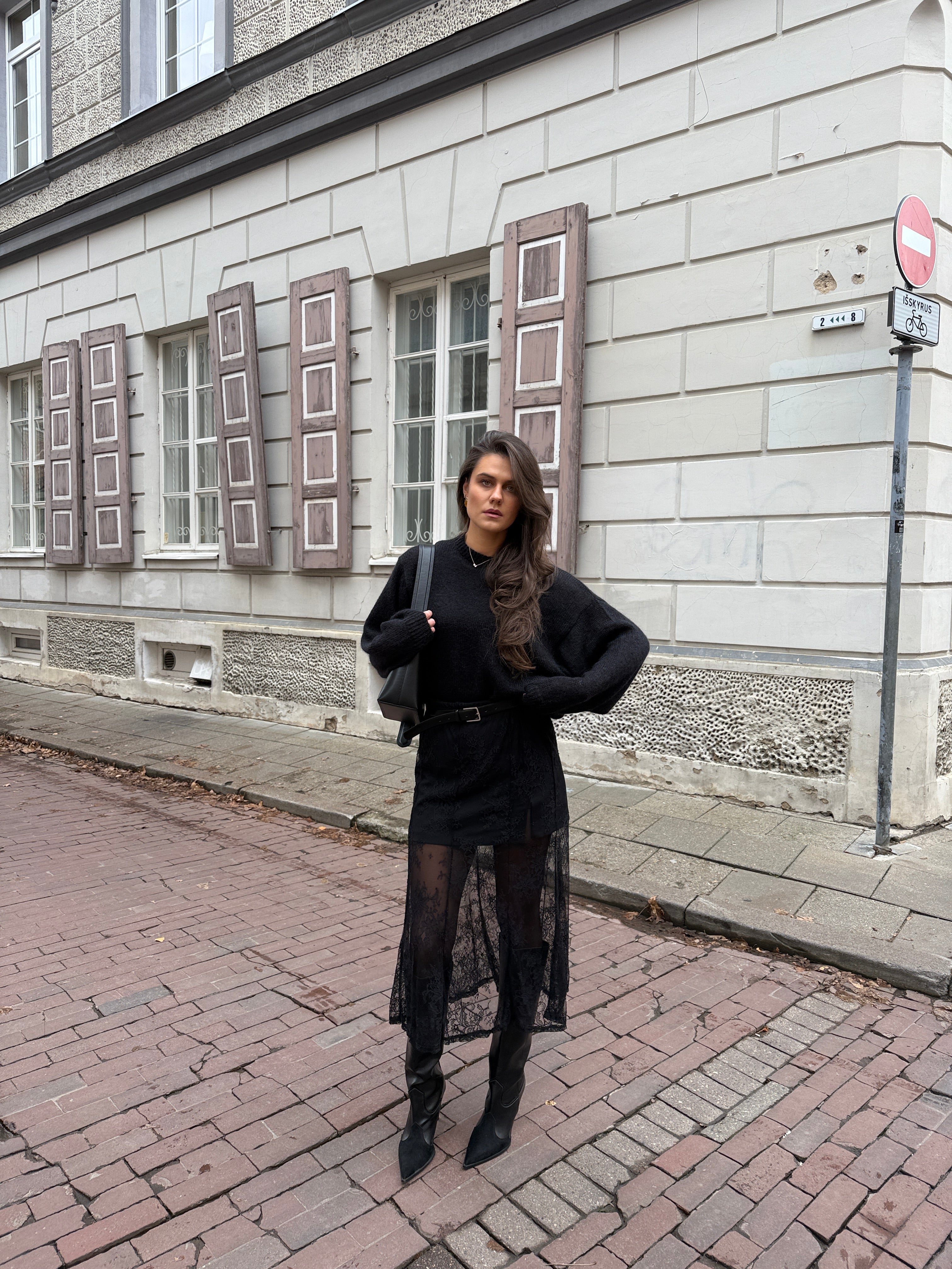 SOFT ROME Moheros ir Merino Vilnos Megztinis