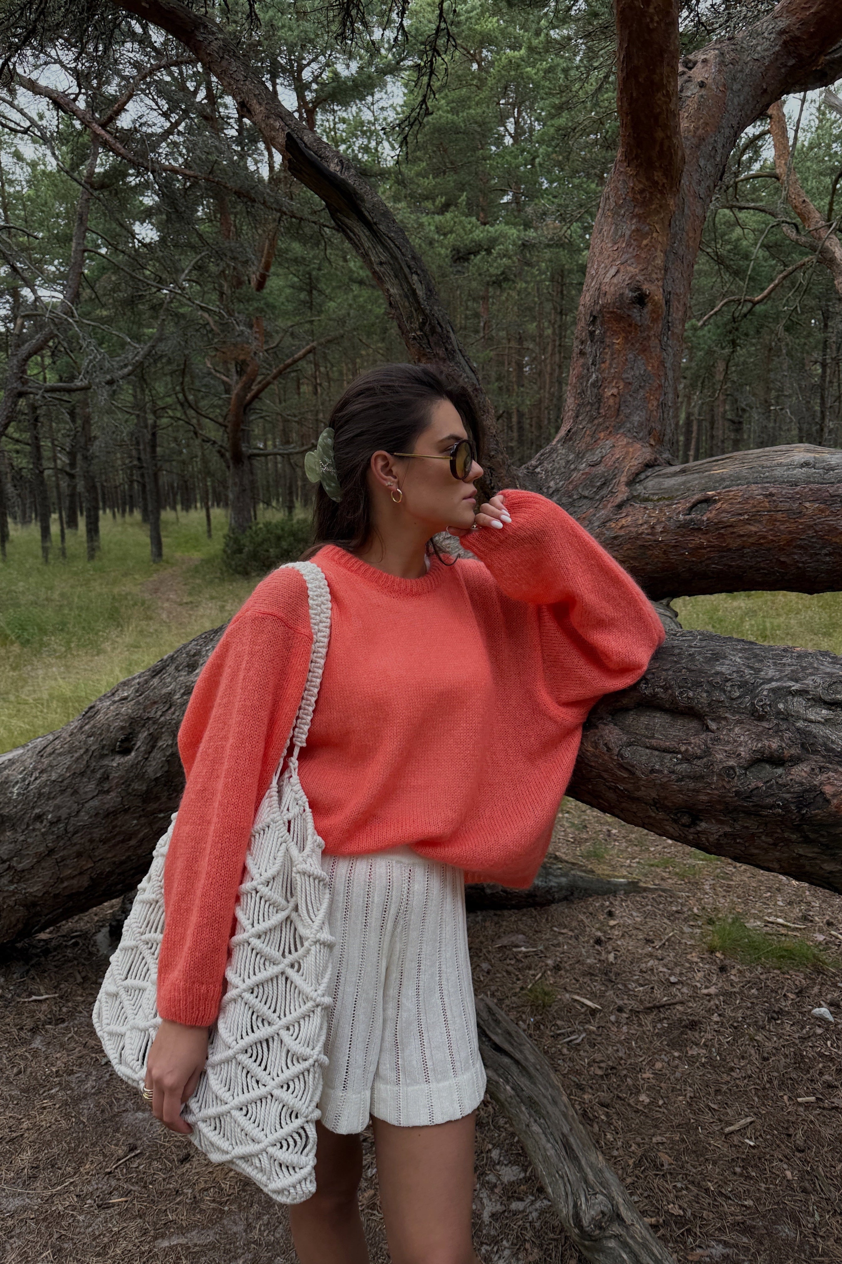 SOFT ROME Moheros ir Merino Vilnos Megztinis