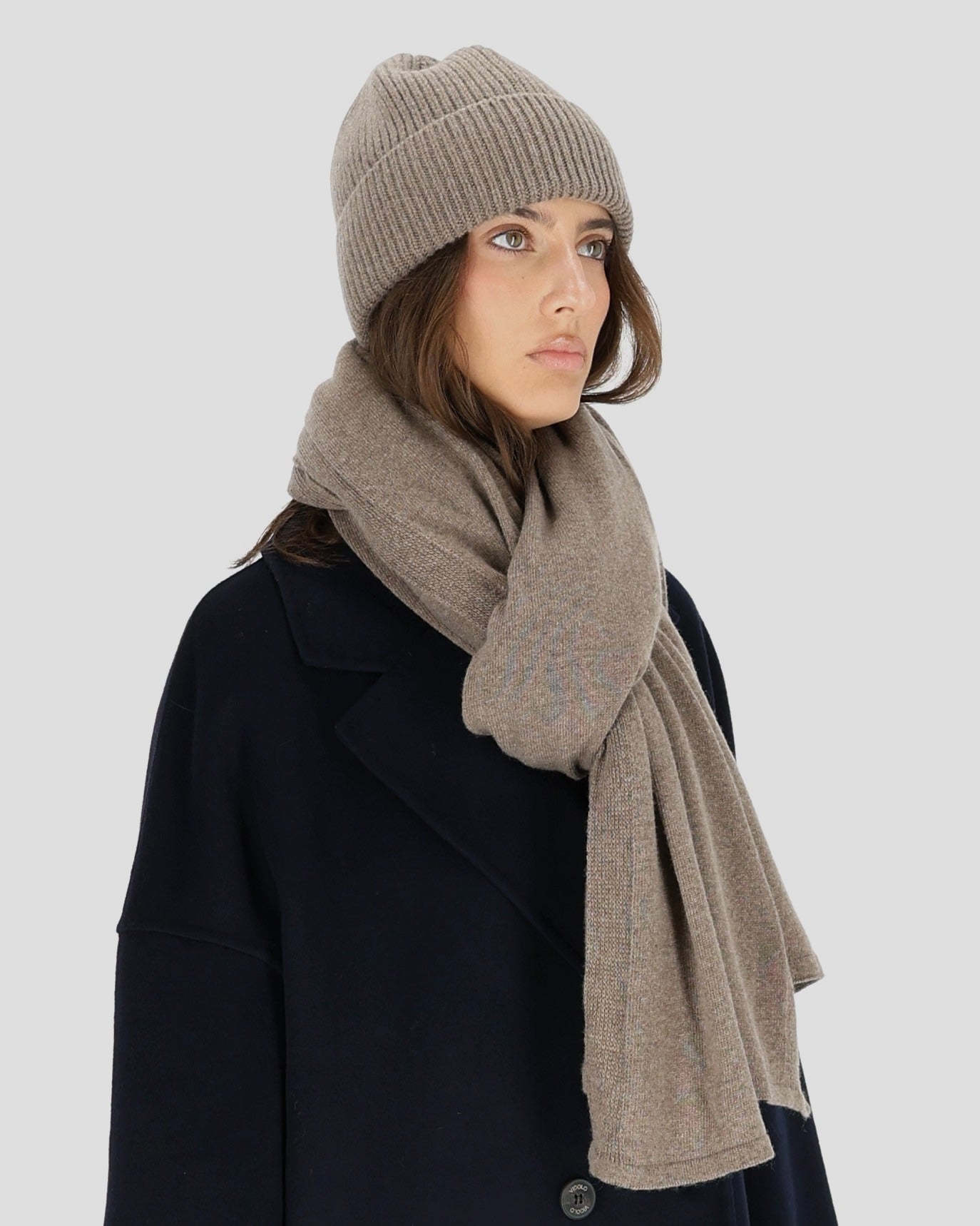 OSLO Merino Vilnos ir Kašmyro Riešinės Šviesiai Ruda