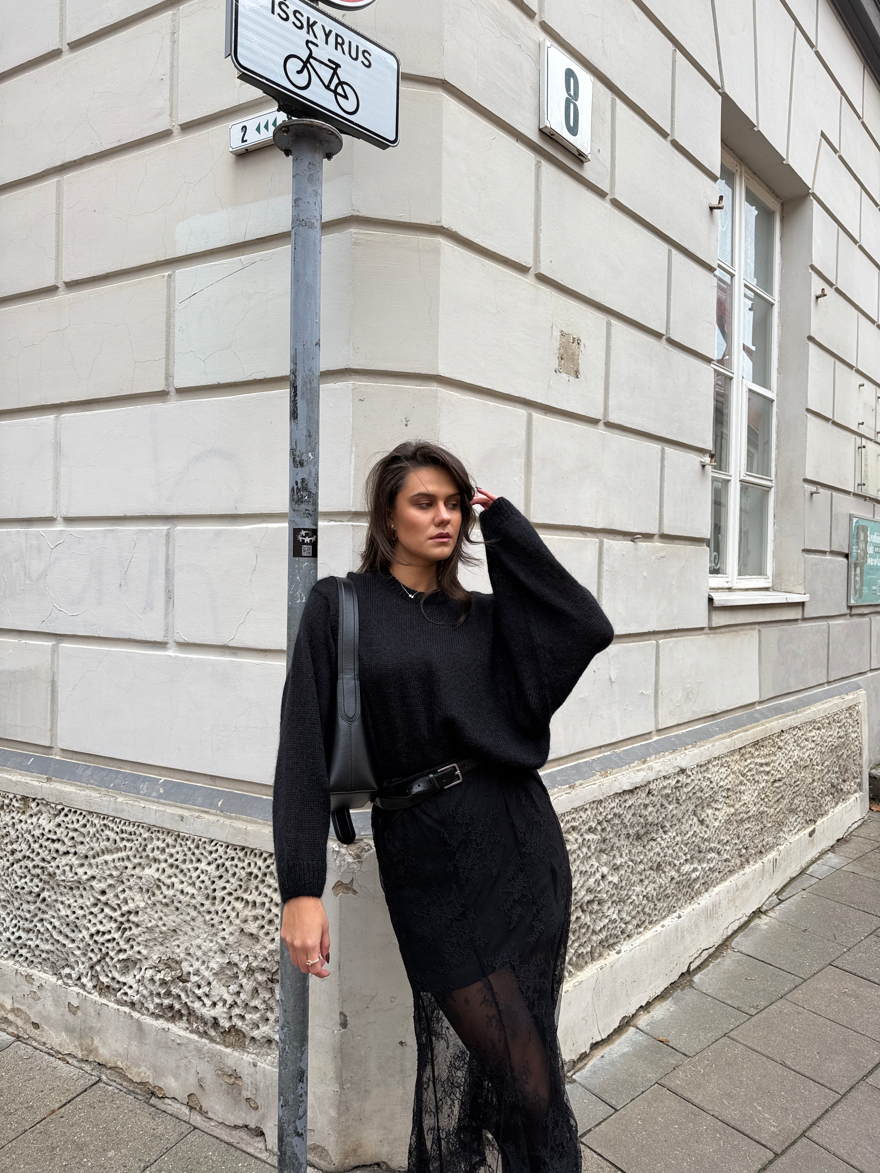 SOFT ROME Moheros ir Merino Vilnos Megztinis