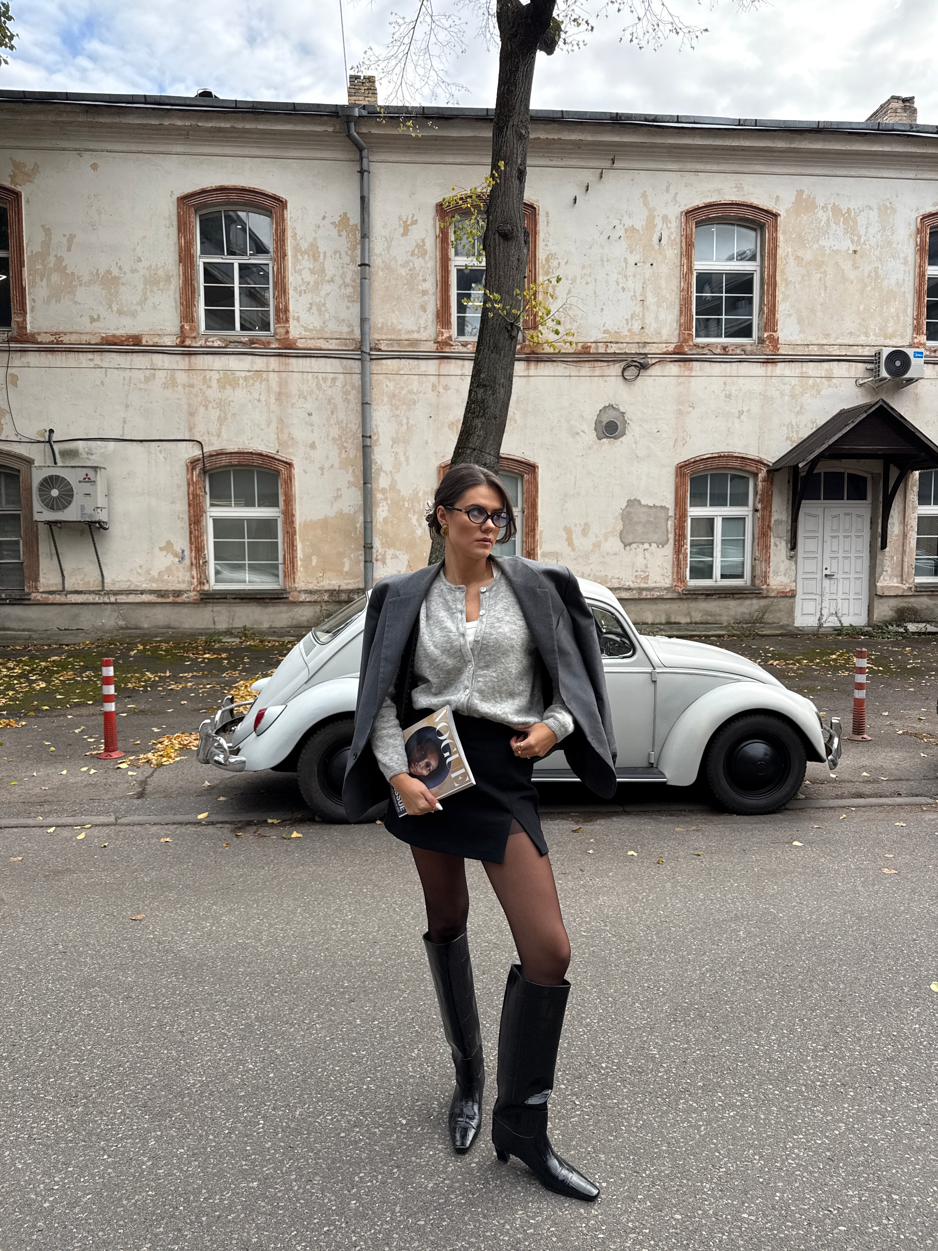 FLUFFY Alpakos Kardiganas su Sagomis