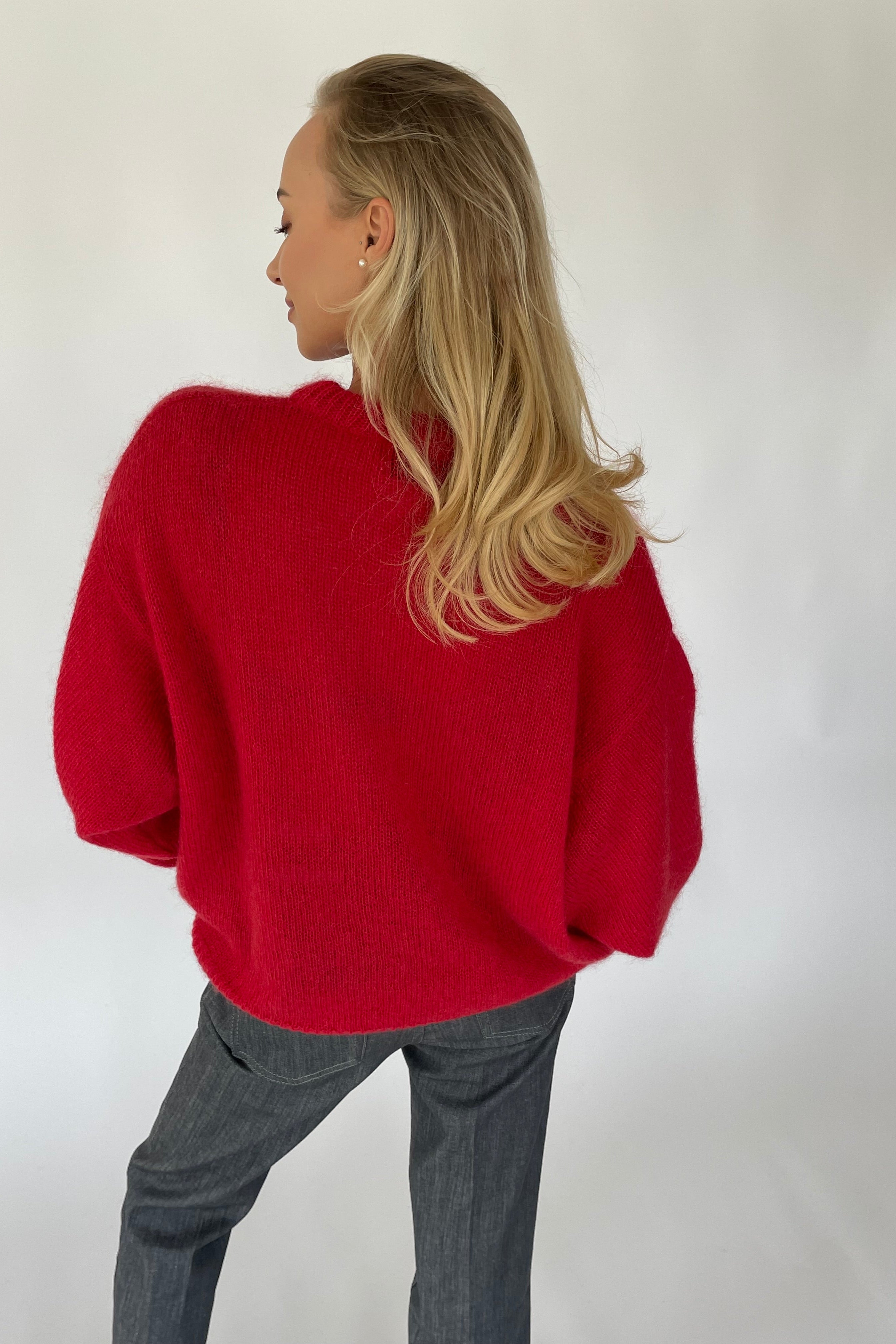 SOFT ROME Moheros ir Merino Vilnos Megztinis