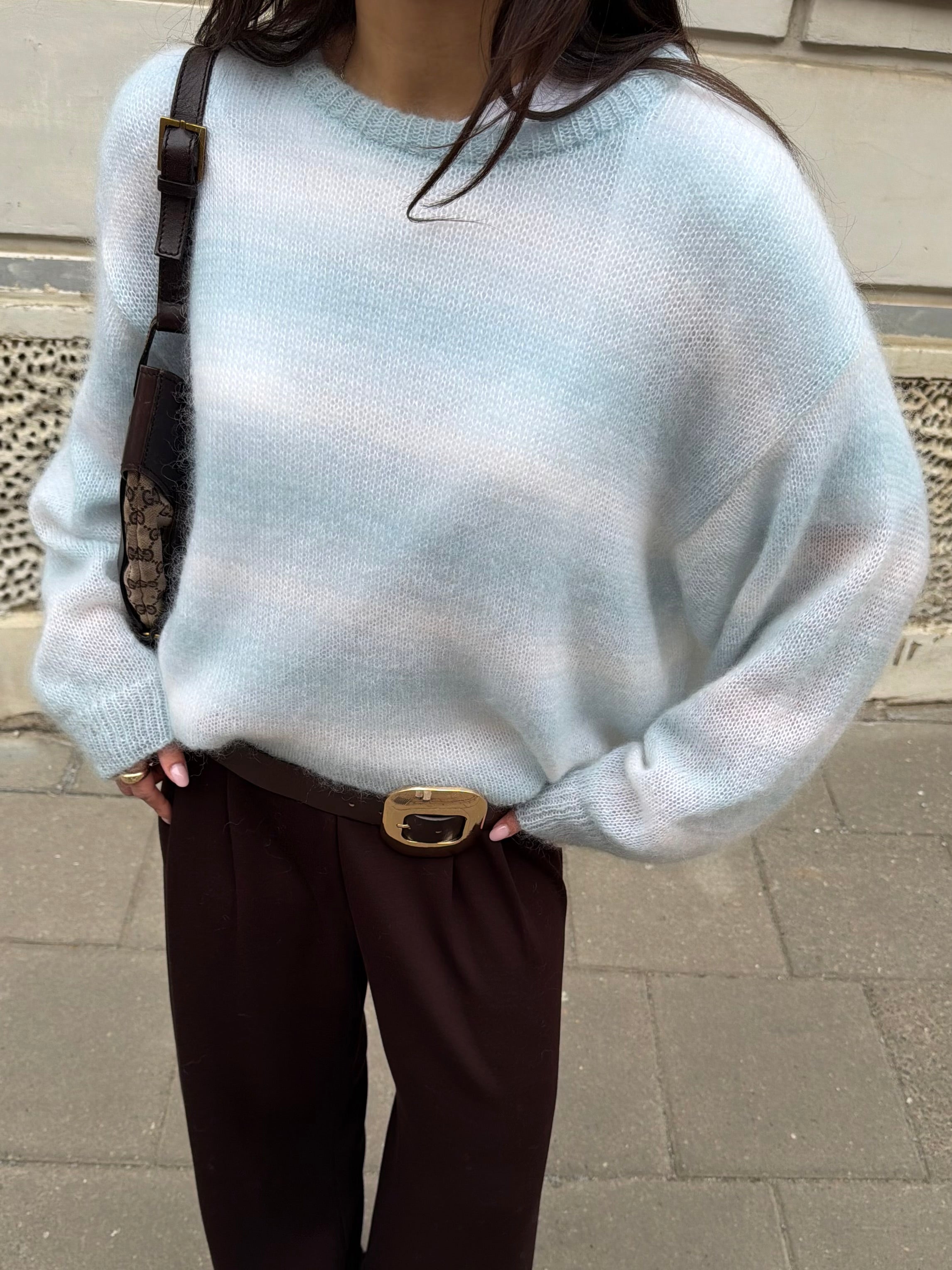 SOFT ROME Mohair and Merino Wool Sweater