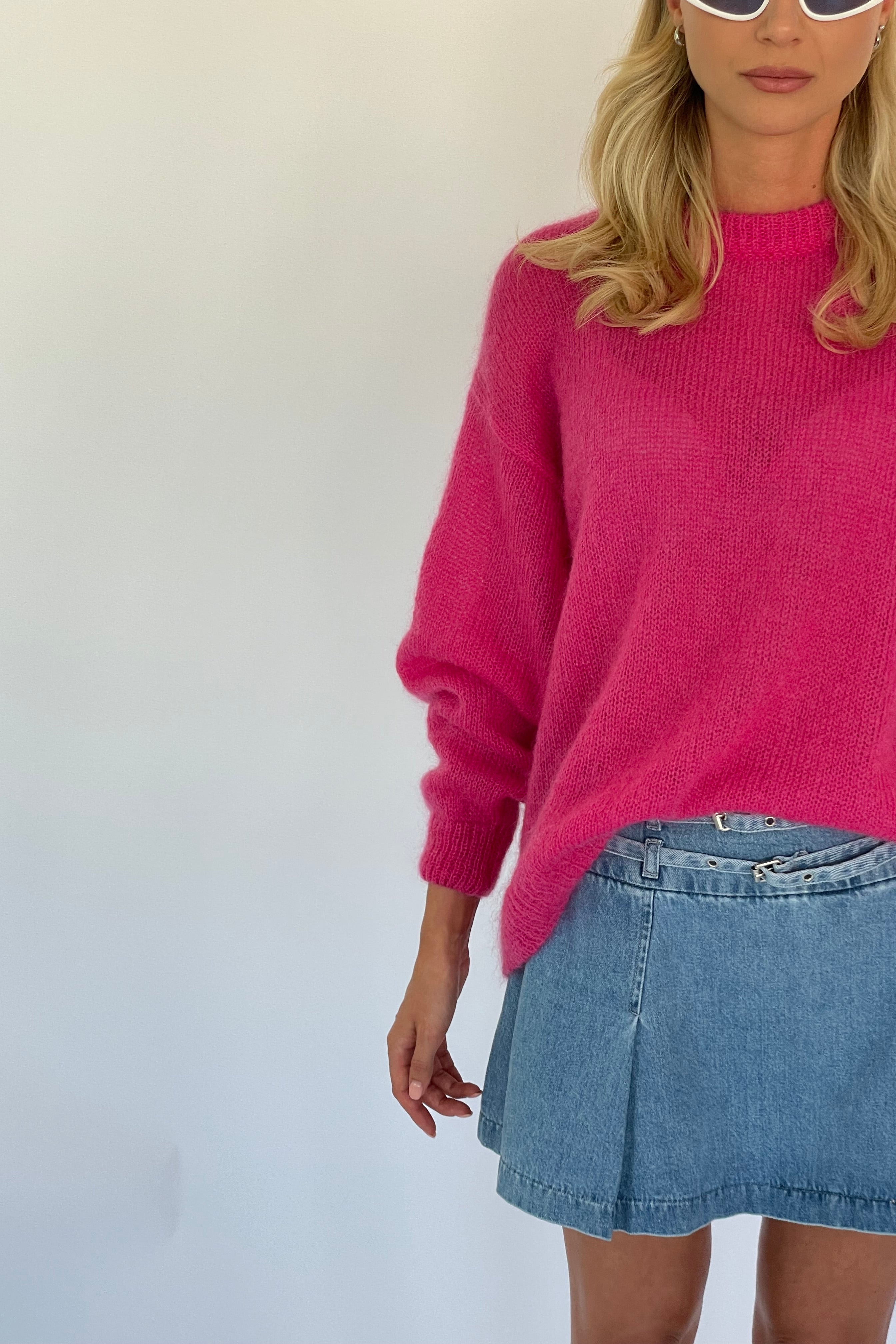 SOFT ROME Moheros ir Merino Vilnos Megztinis