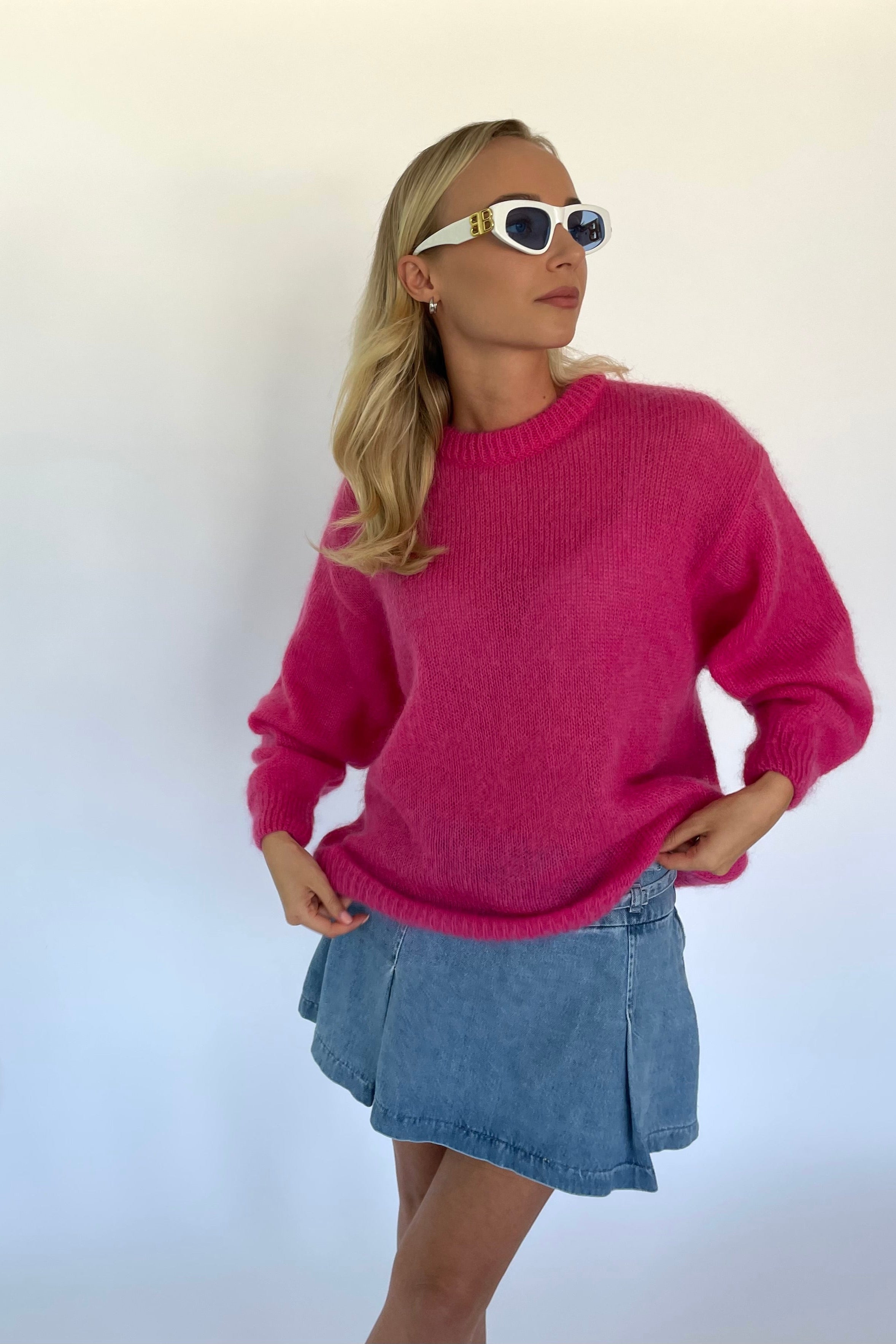 SOFT ROME Moheros ir Merino Vilnos Megztinis