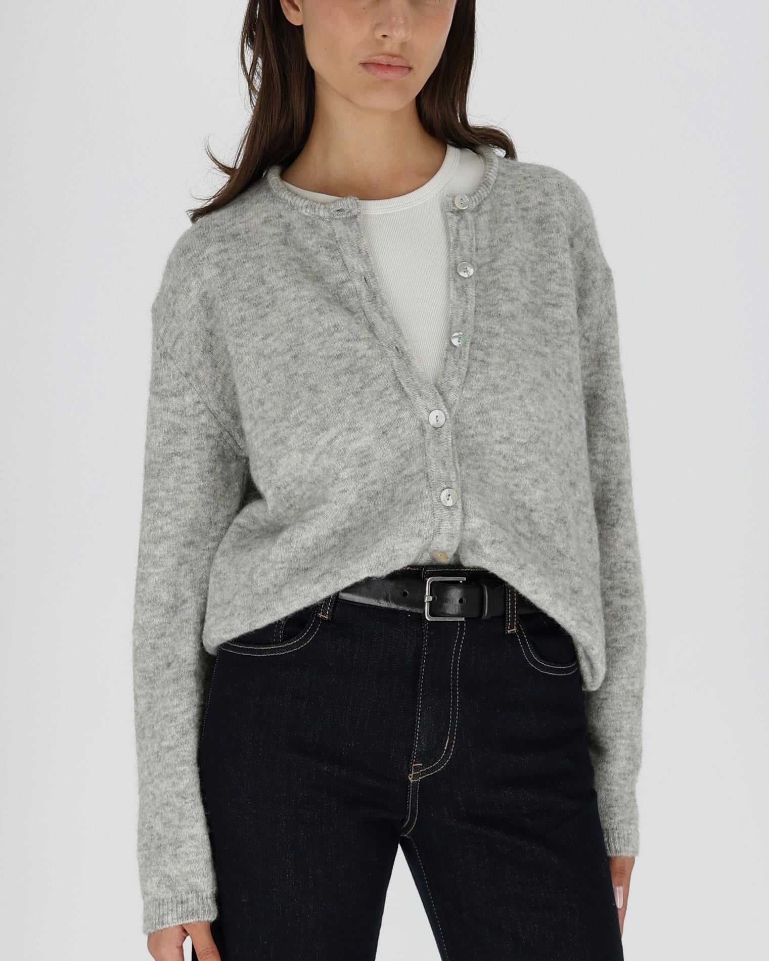 FLUFFY Alpakos Kardiganas su Sagomis