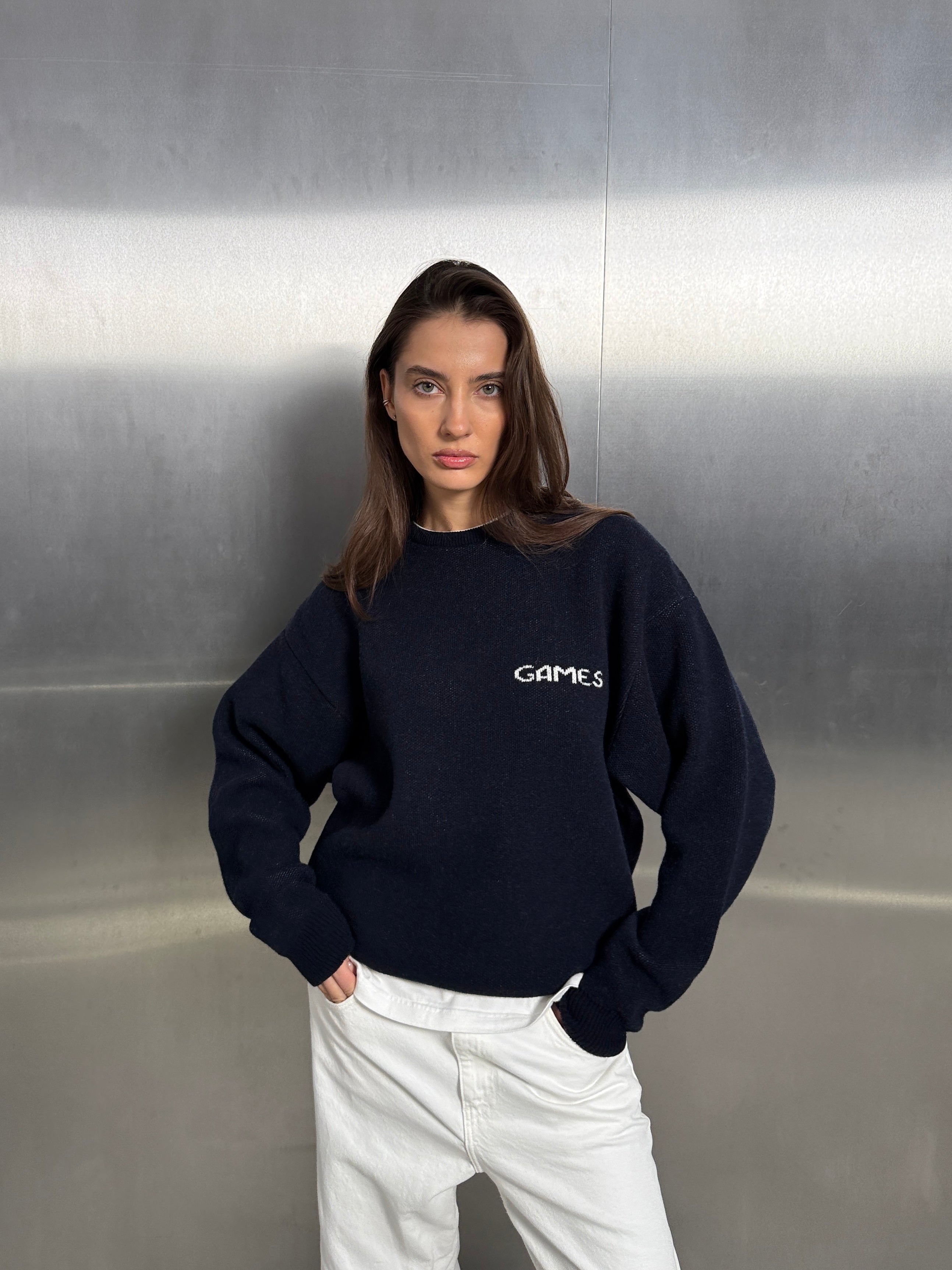 GAMES Merino Vilnos Megztinis