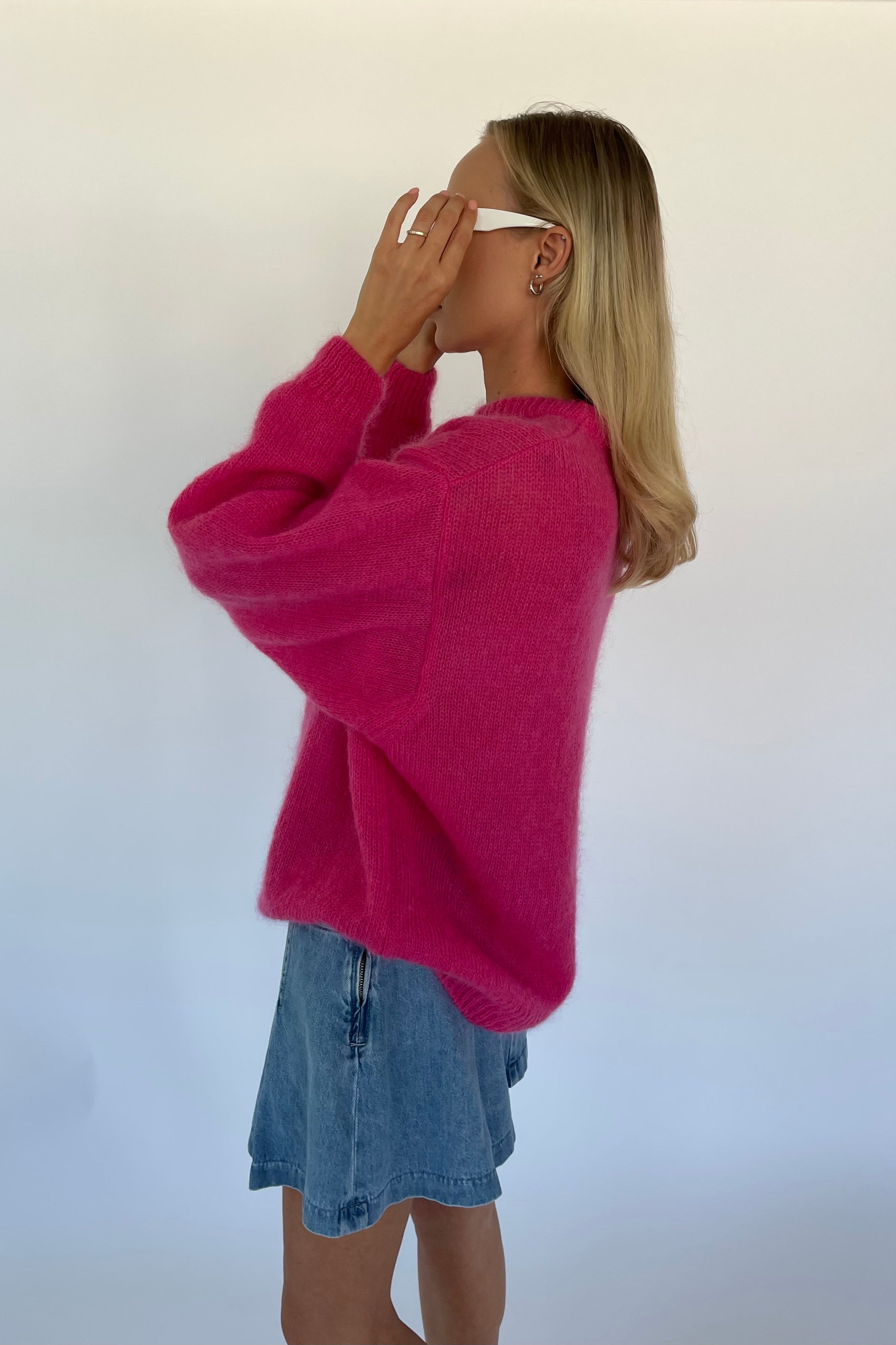 SOFT ROME Moheros ir Merino Vilnos Megztinis