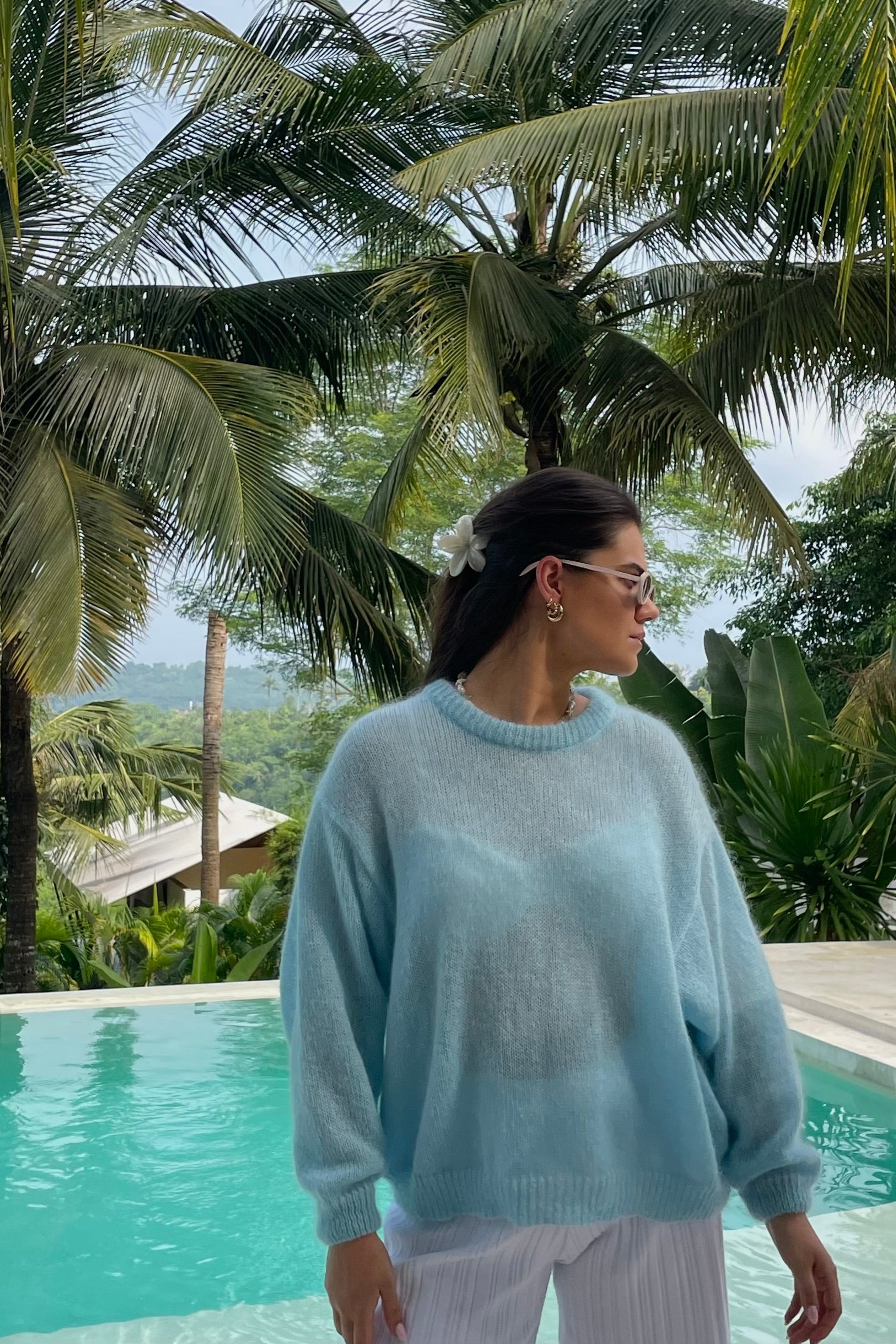 SOFT ROME Moheros ir Merino Vilnos Megztinis