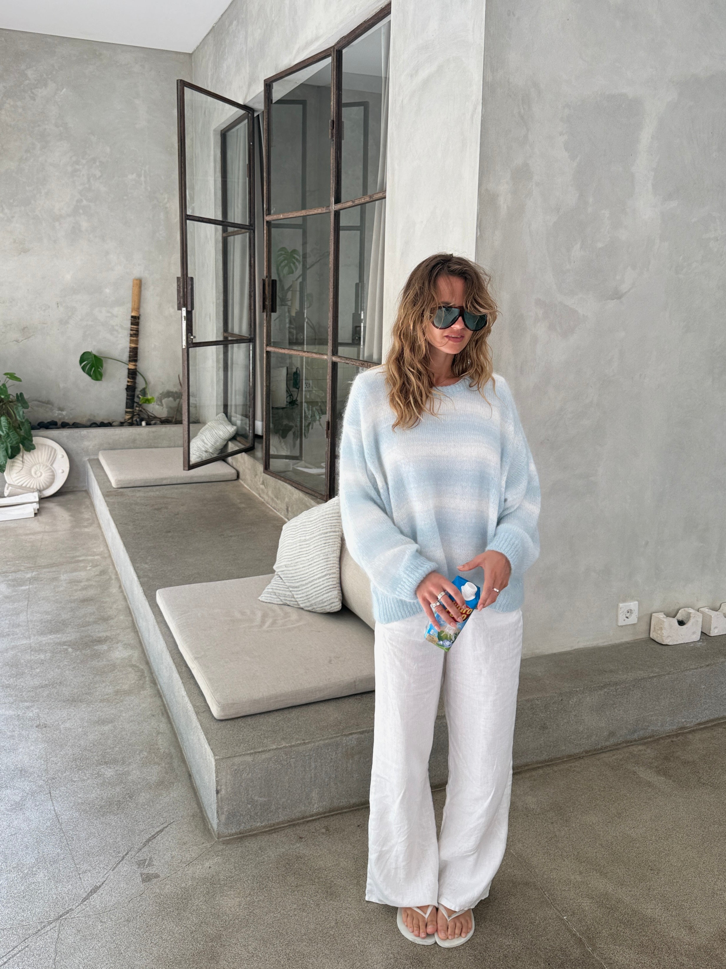 SOFT ROME Moheros ir Merino Vilnos Megztinis