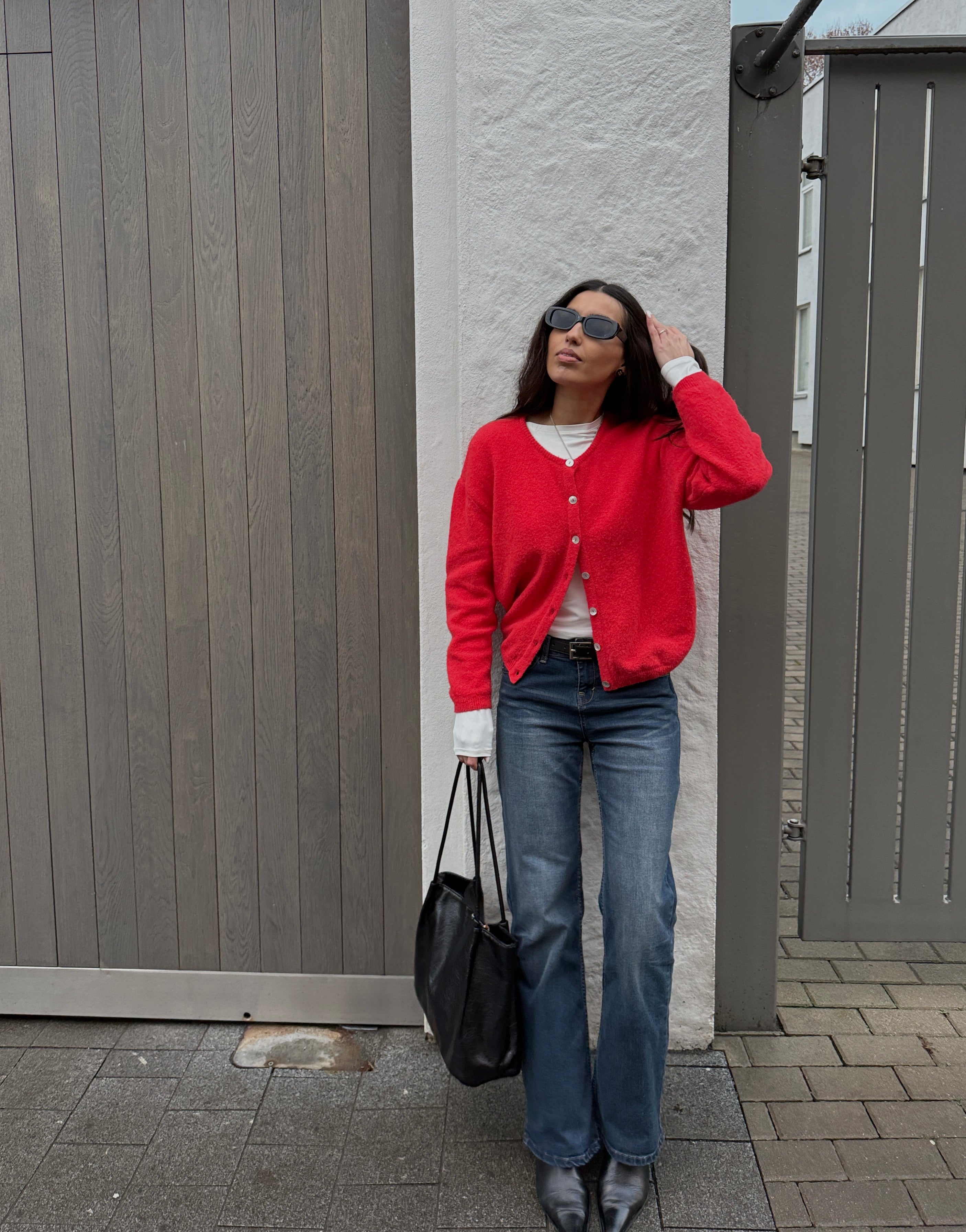 FLUFFY Alpakos Kardiganas su Sagomis