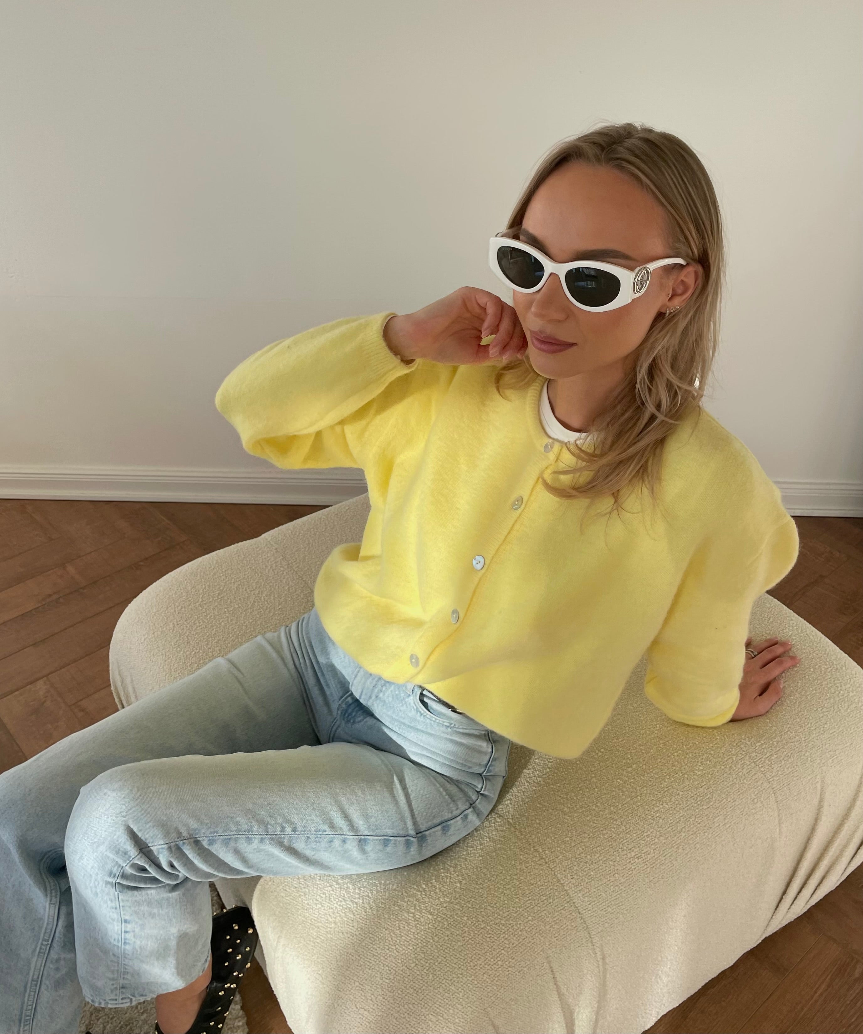 FLUFFY Alpakos Kardiganas su Sagomis