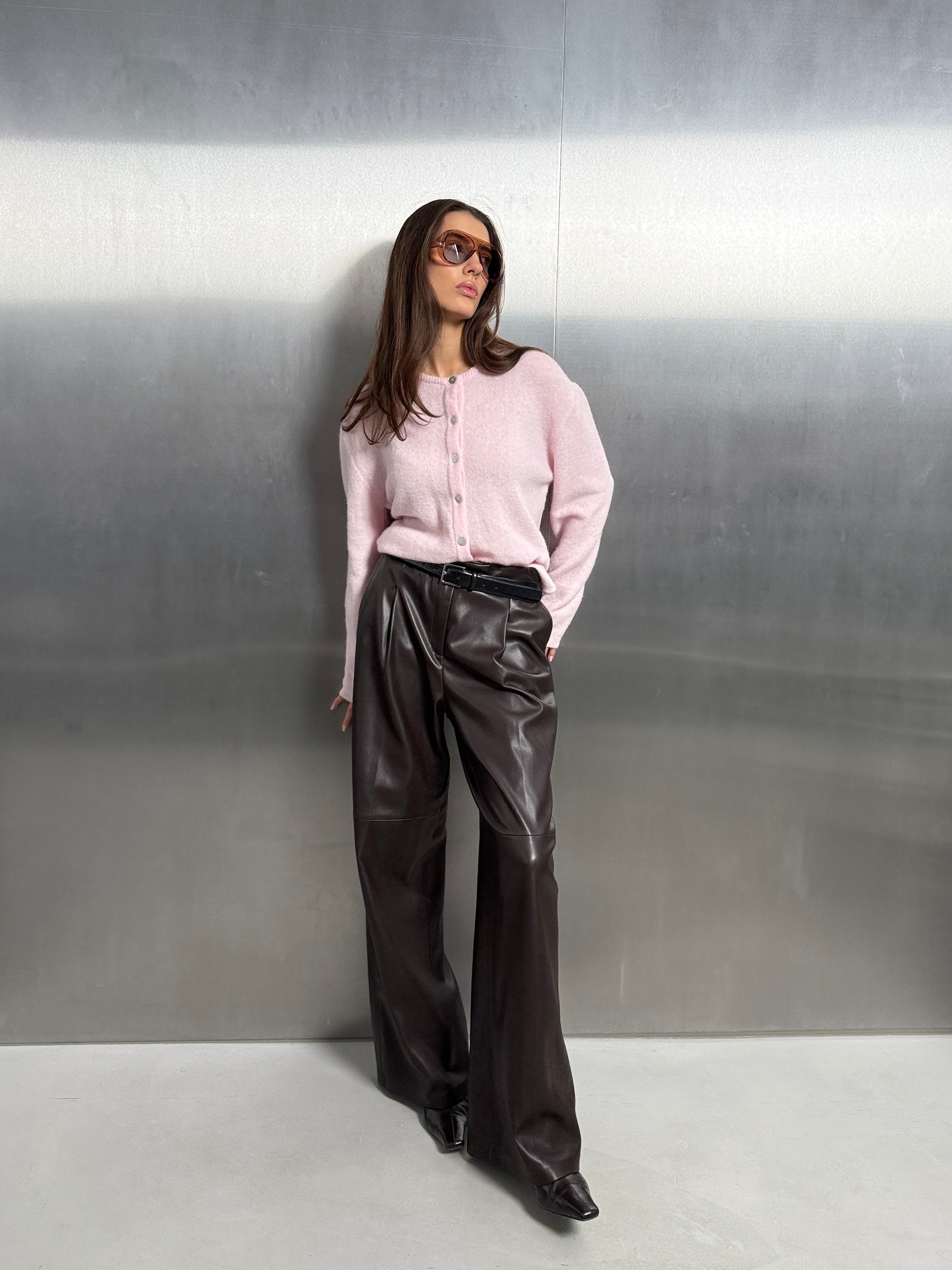 FLUFFY Alpakos Kardiganas su Sagomis