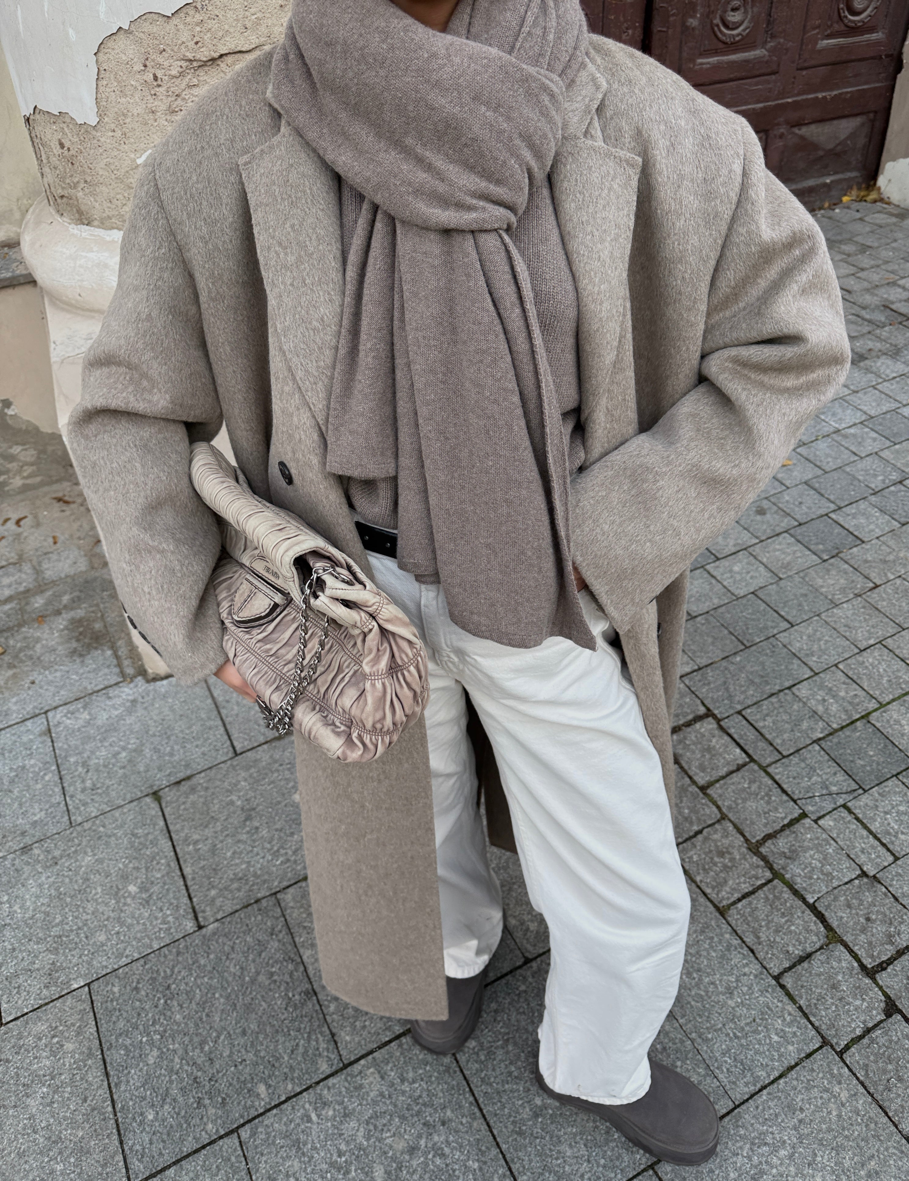 OSLO Merino Vilnos ir Kašmyro Riešinės Šviesiai Ruda