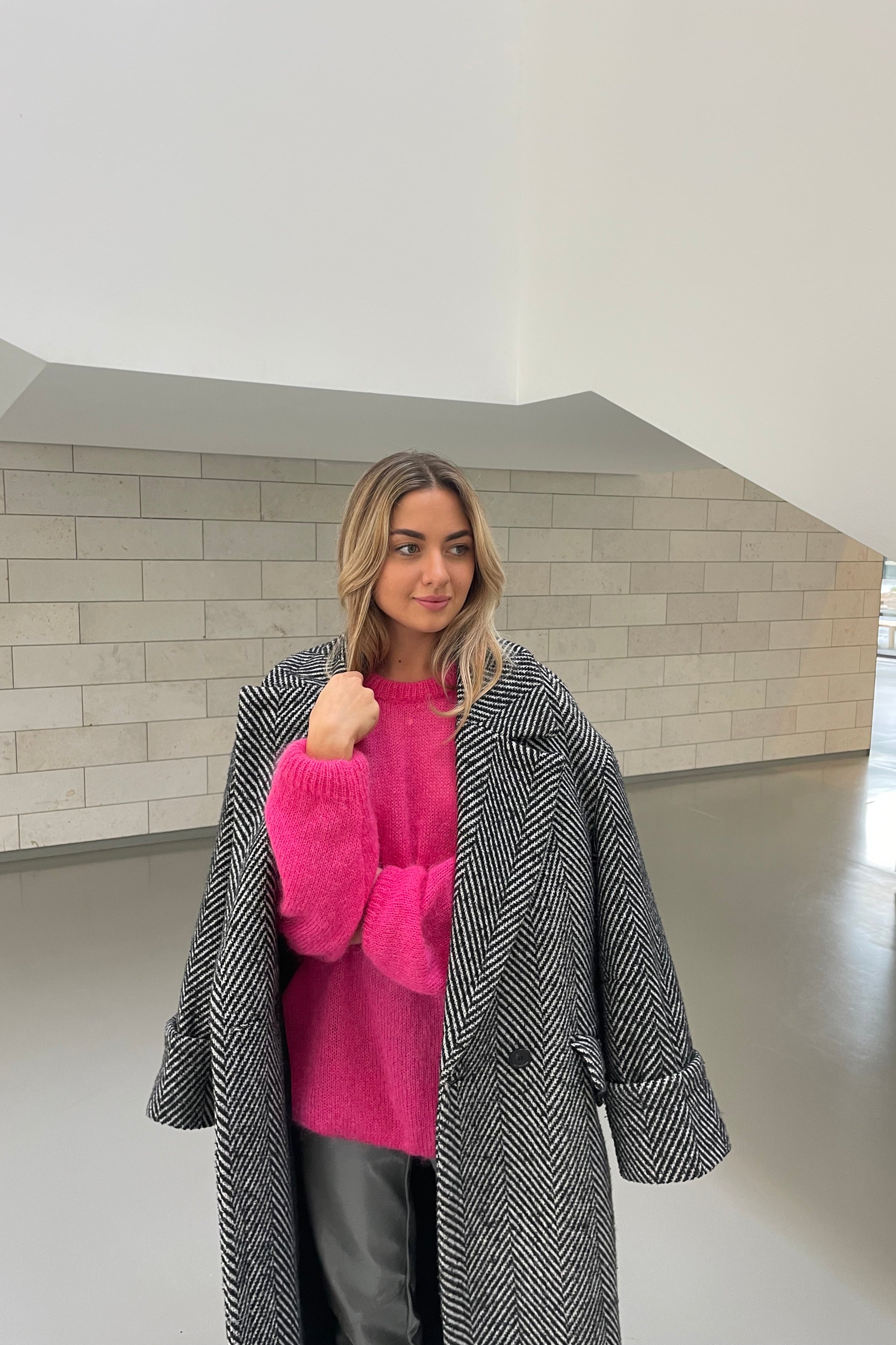 SOFT ROME Moheros ir Merino Vilnos Megztinis