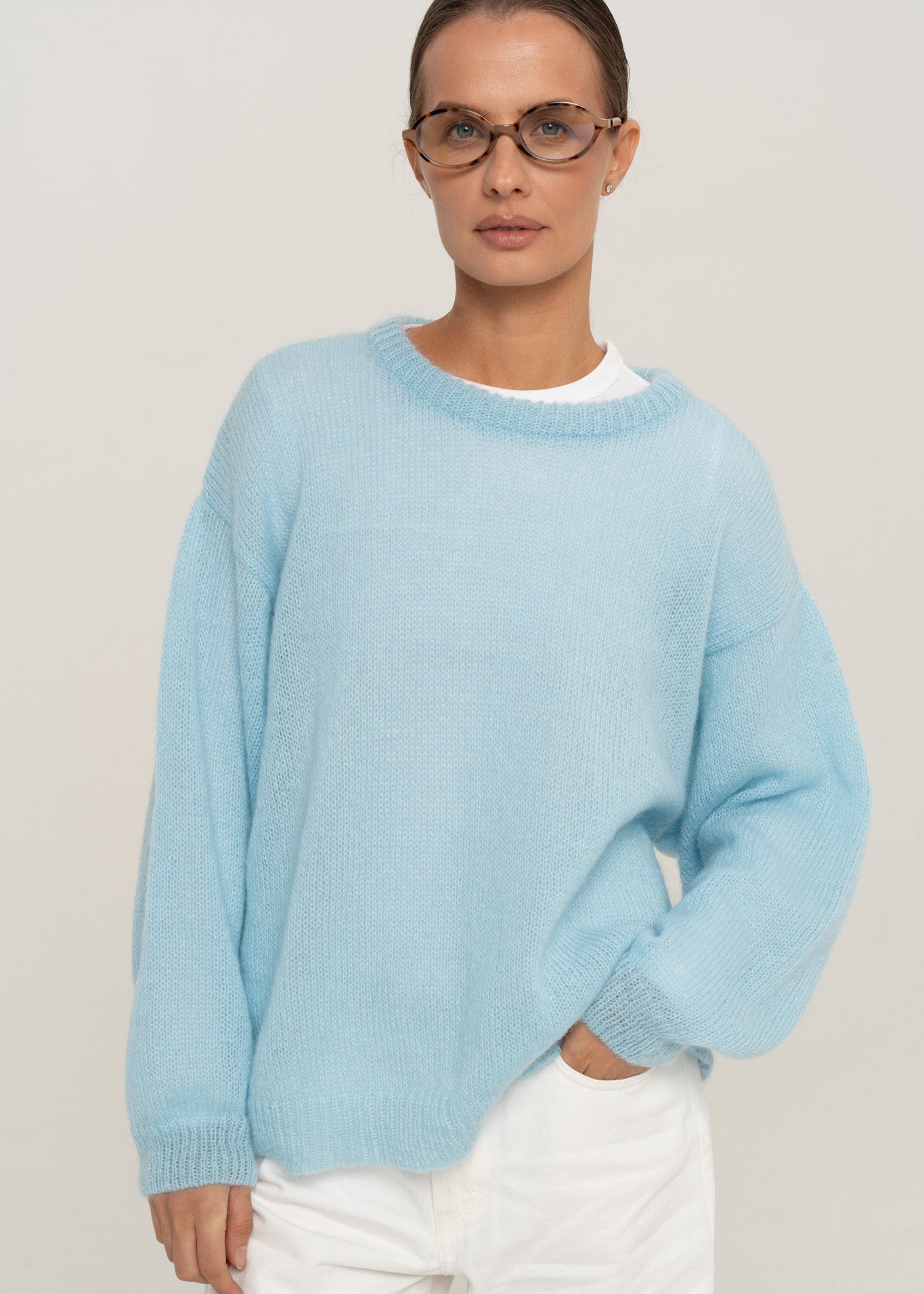 SOFT ROME Mohair and Merino Wool Sweater