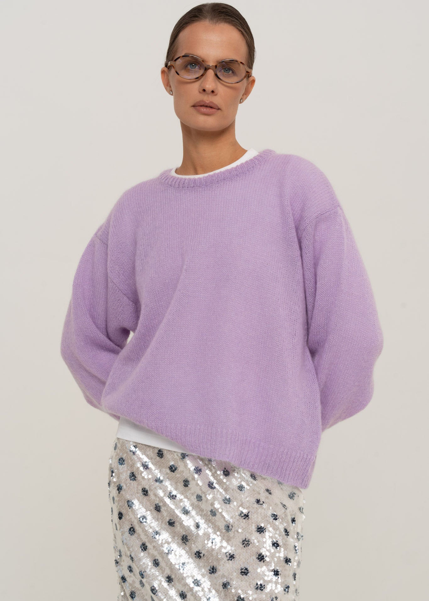 SOFT ROME Mohair and Merino Wool Sweater