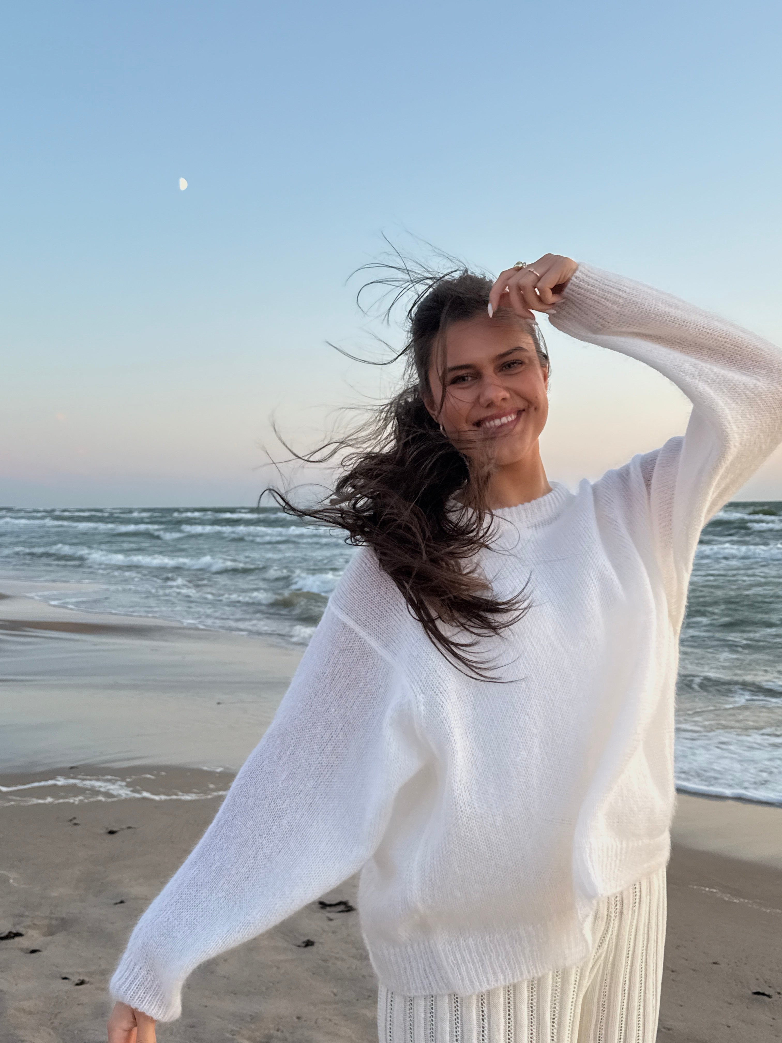 SOFT ROME Moheros ir Merino Vilnos Megztinis