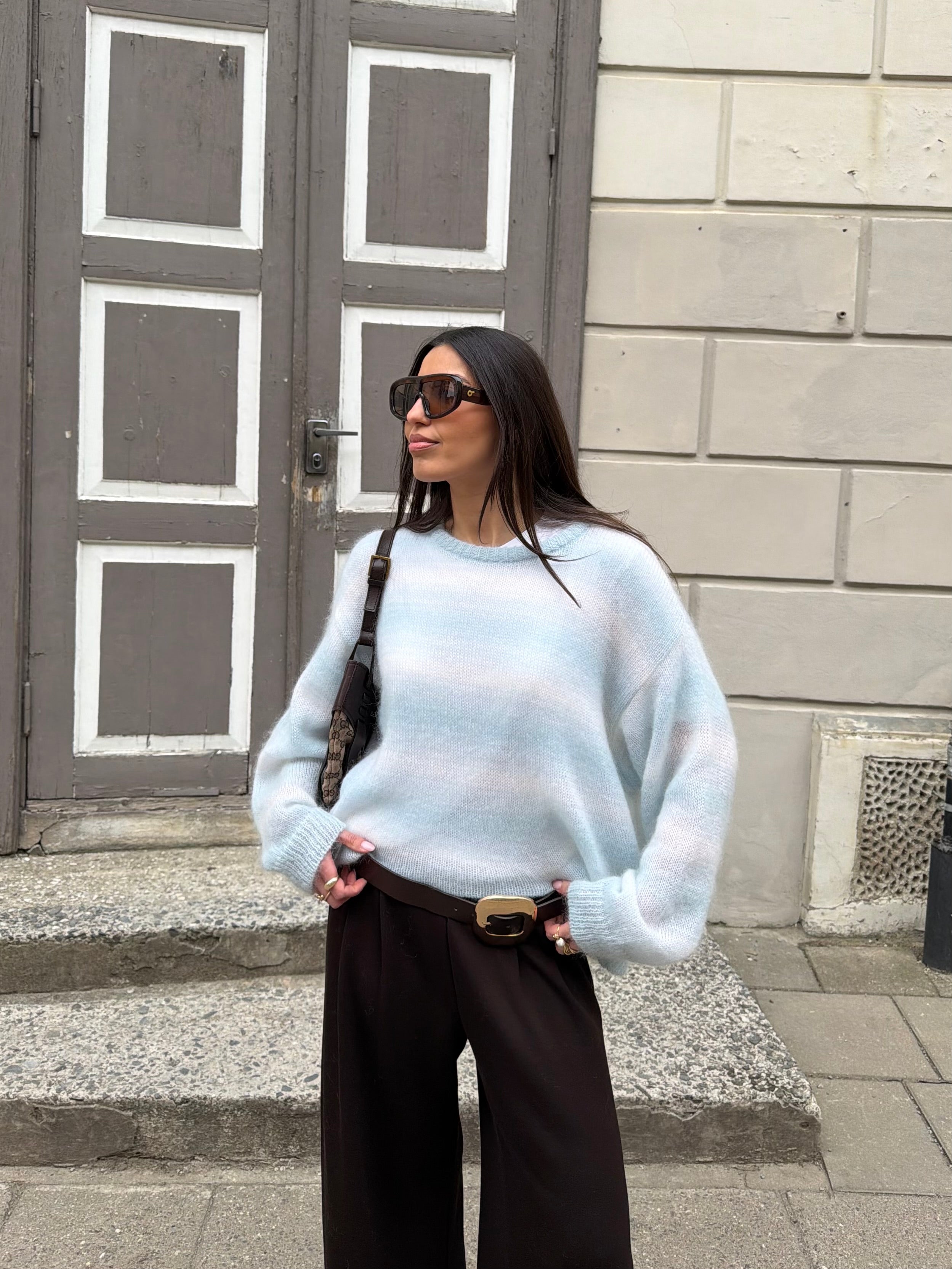 SOFT ROME Mohair and Merino Wool Sweater