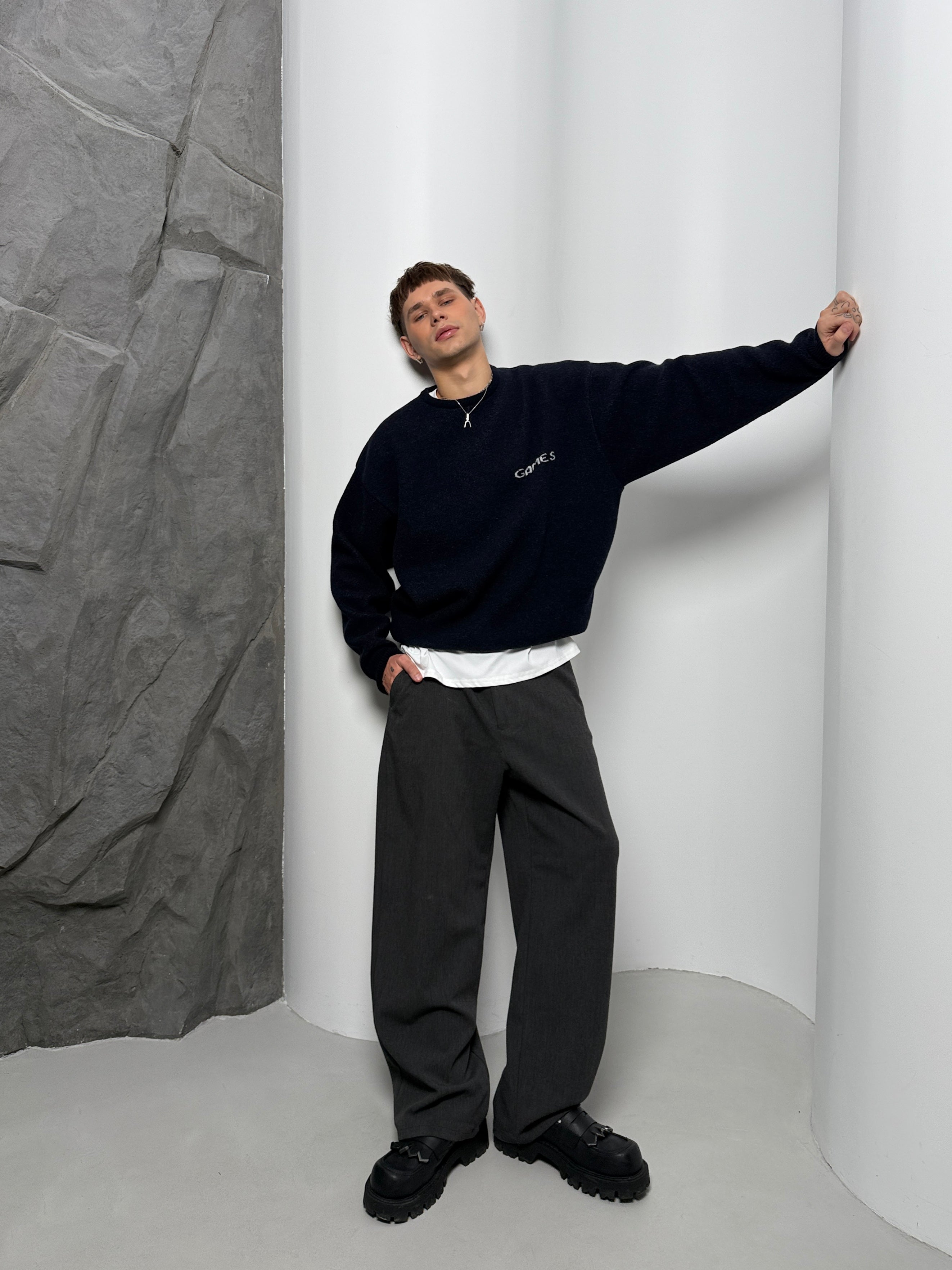 GAMES Merino Vilnos Megztinis