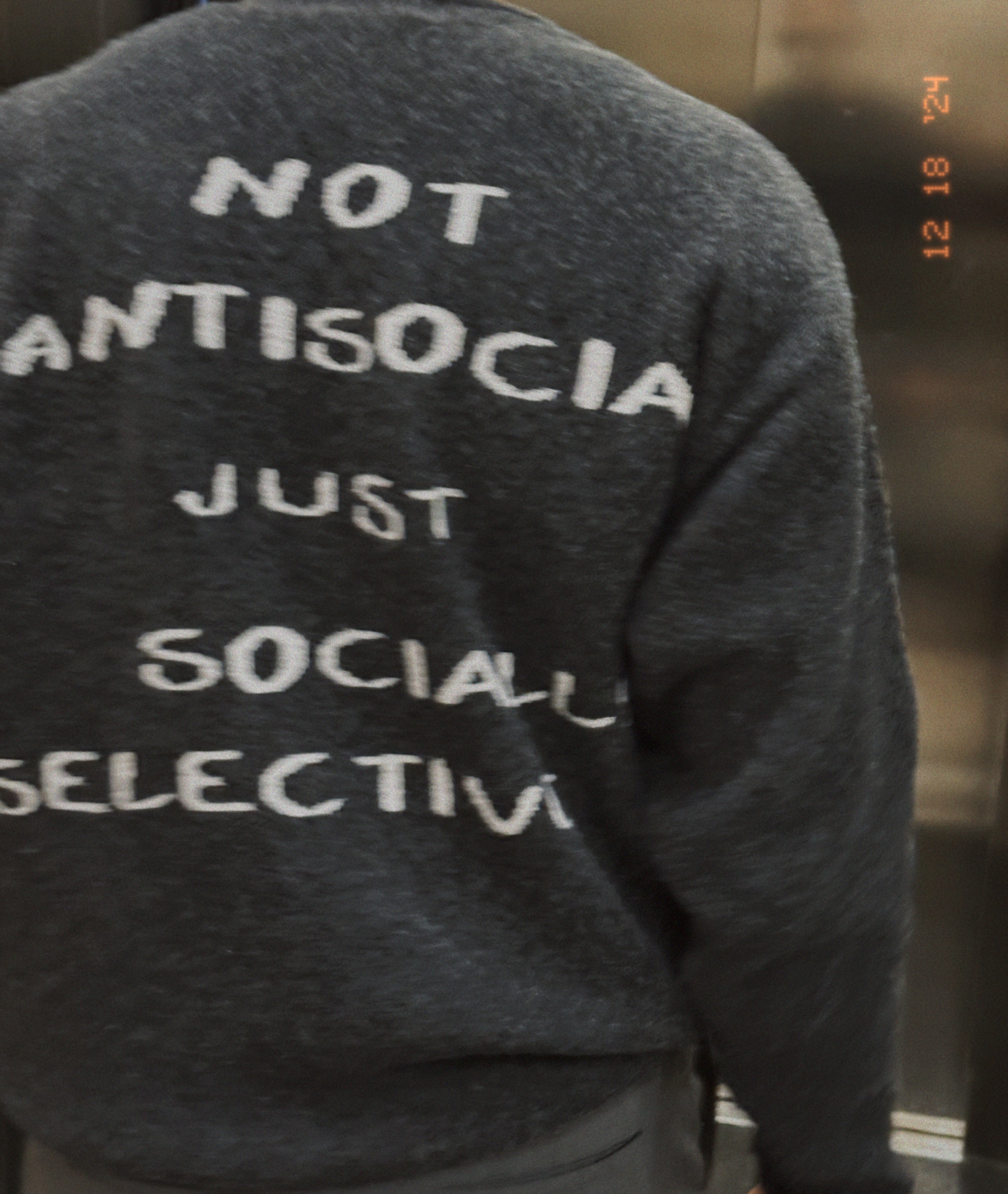 ANTISOCIAL Merino Vilnos Megztinis