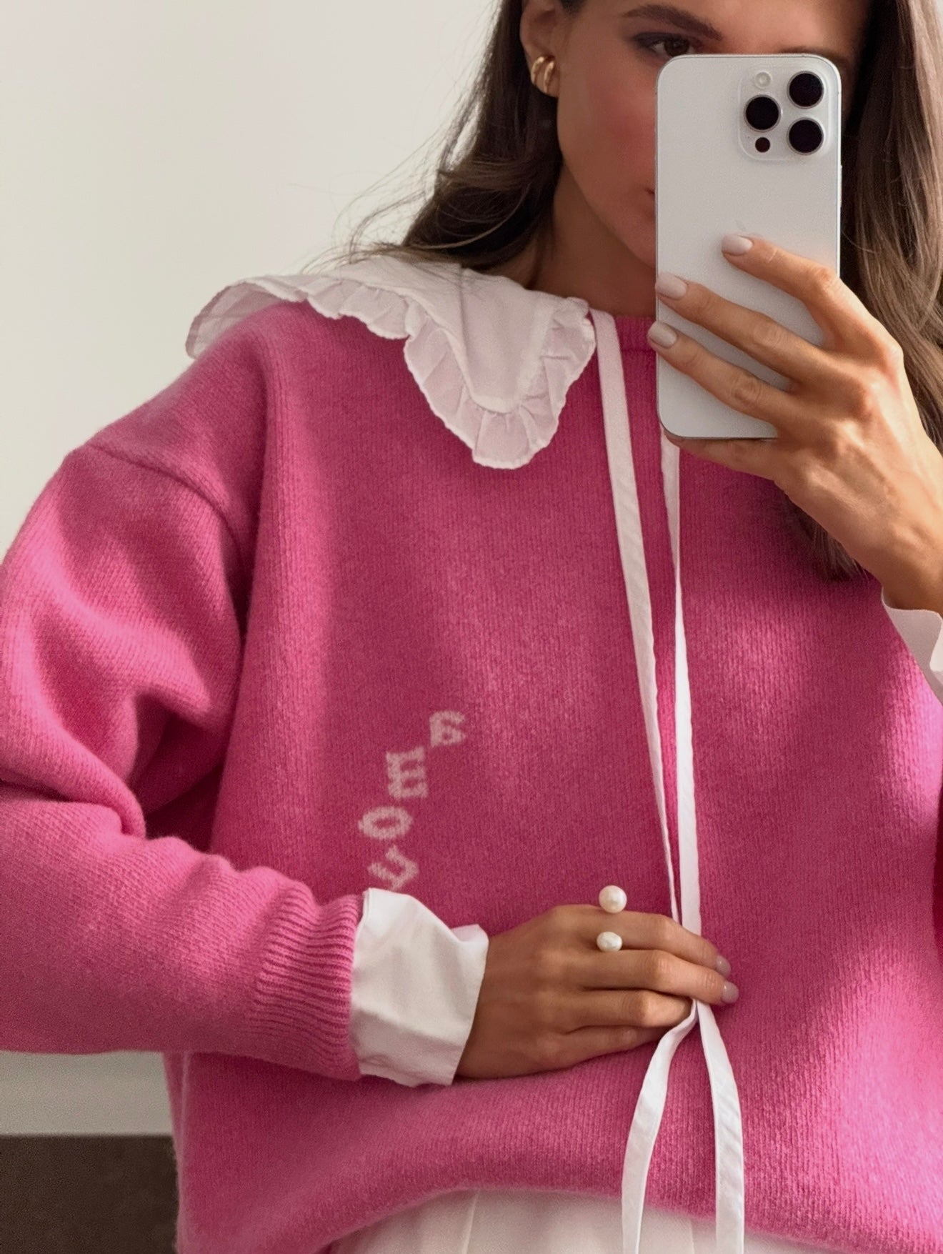 AMOUR Merino Vilnos Džemperis