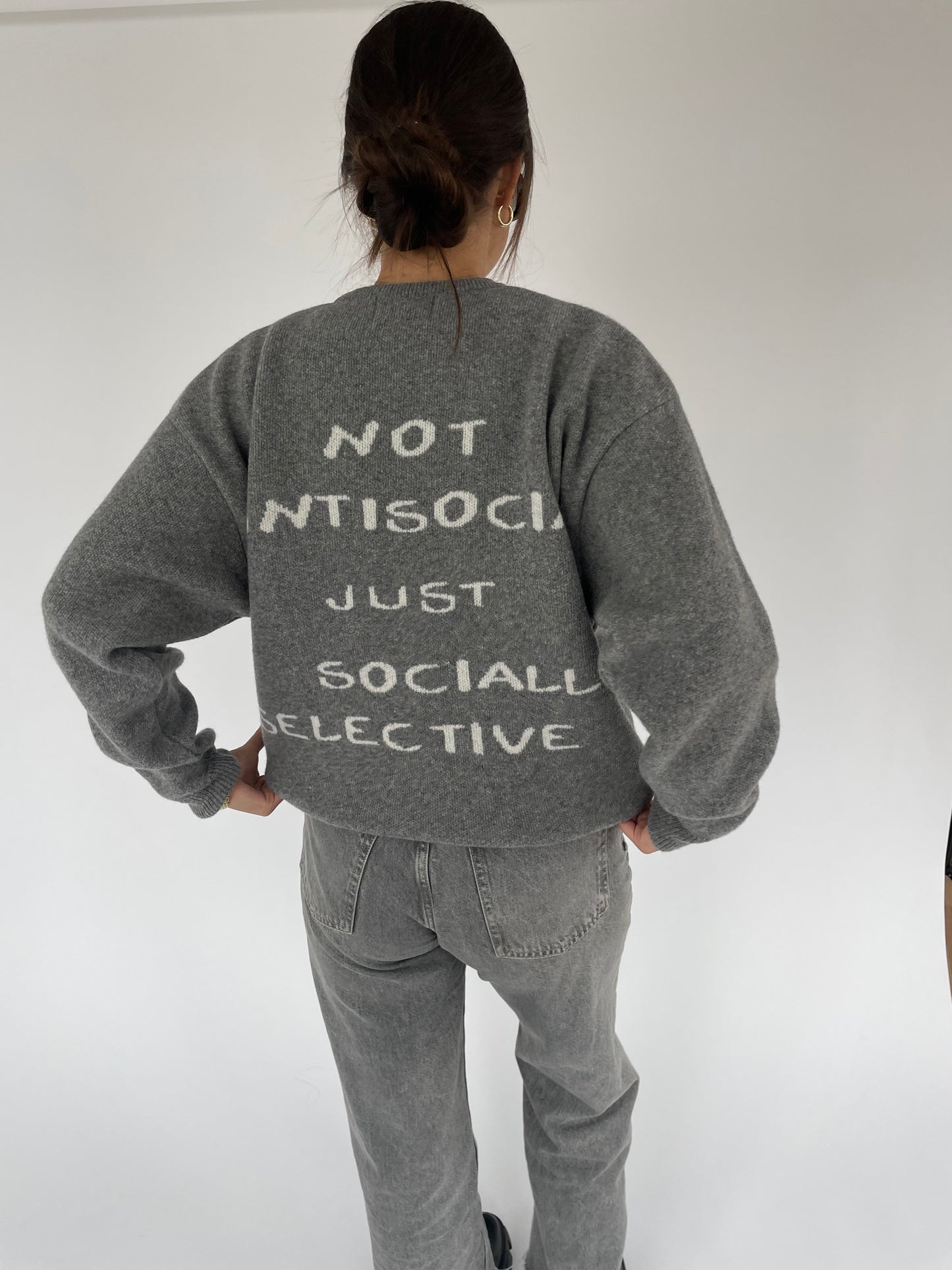 ANTISOCIAL Merino Wool Sweater