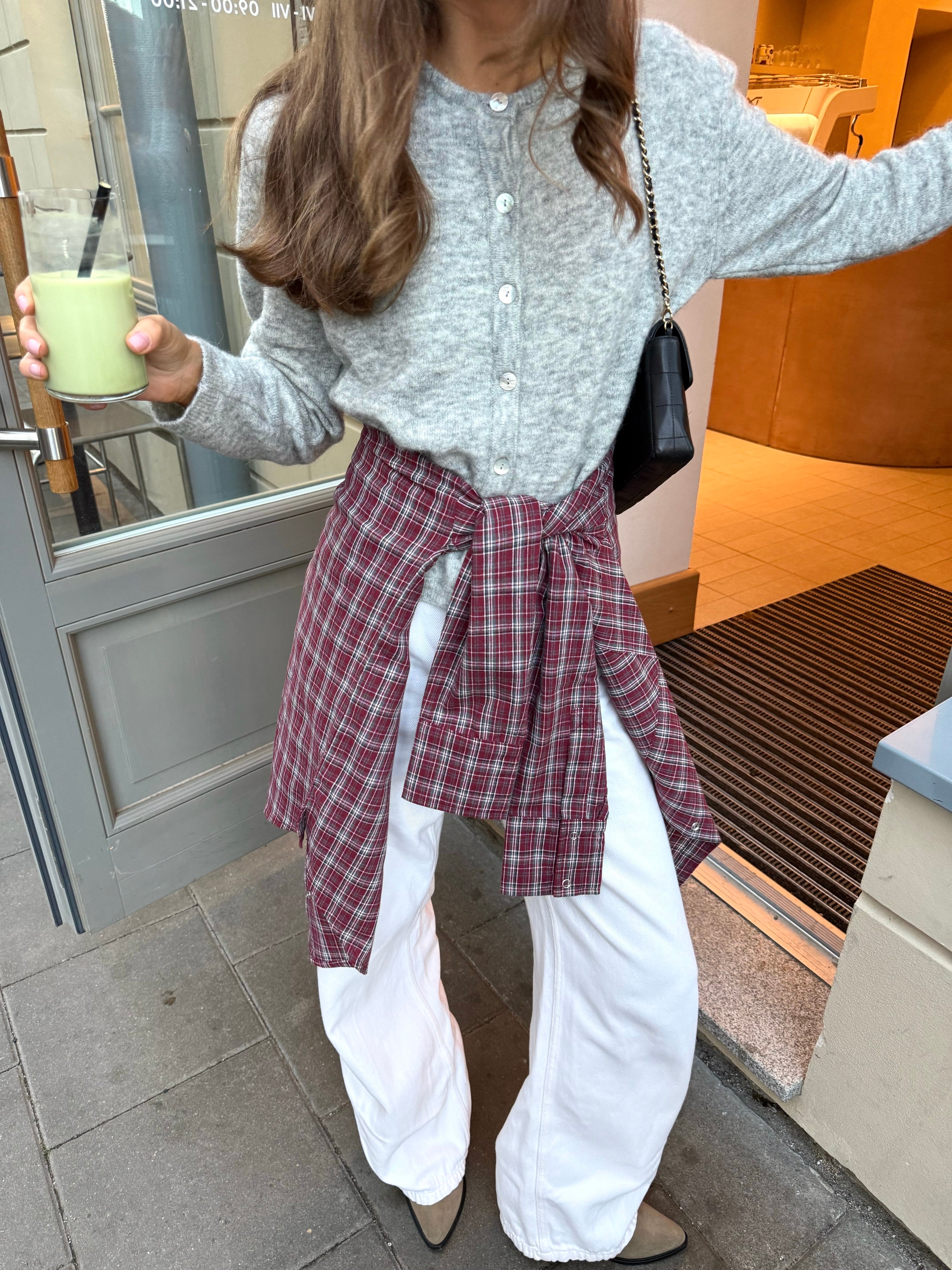 FLUFFY Alpakos Kardiganas su Sagomis