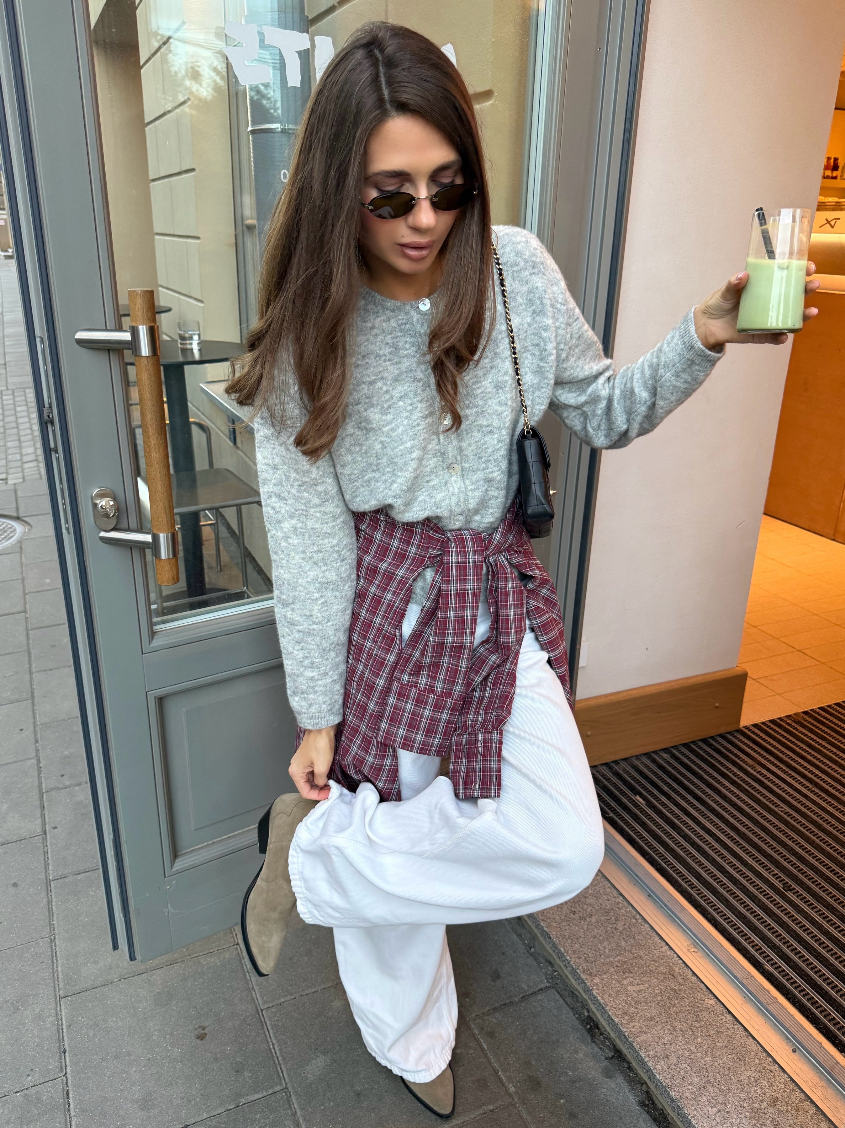 FLUFFY Alpakos Kardiganas su Sagomis