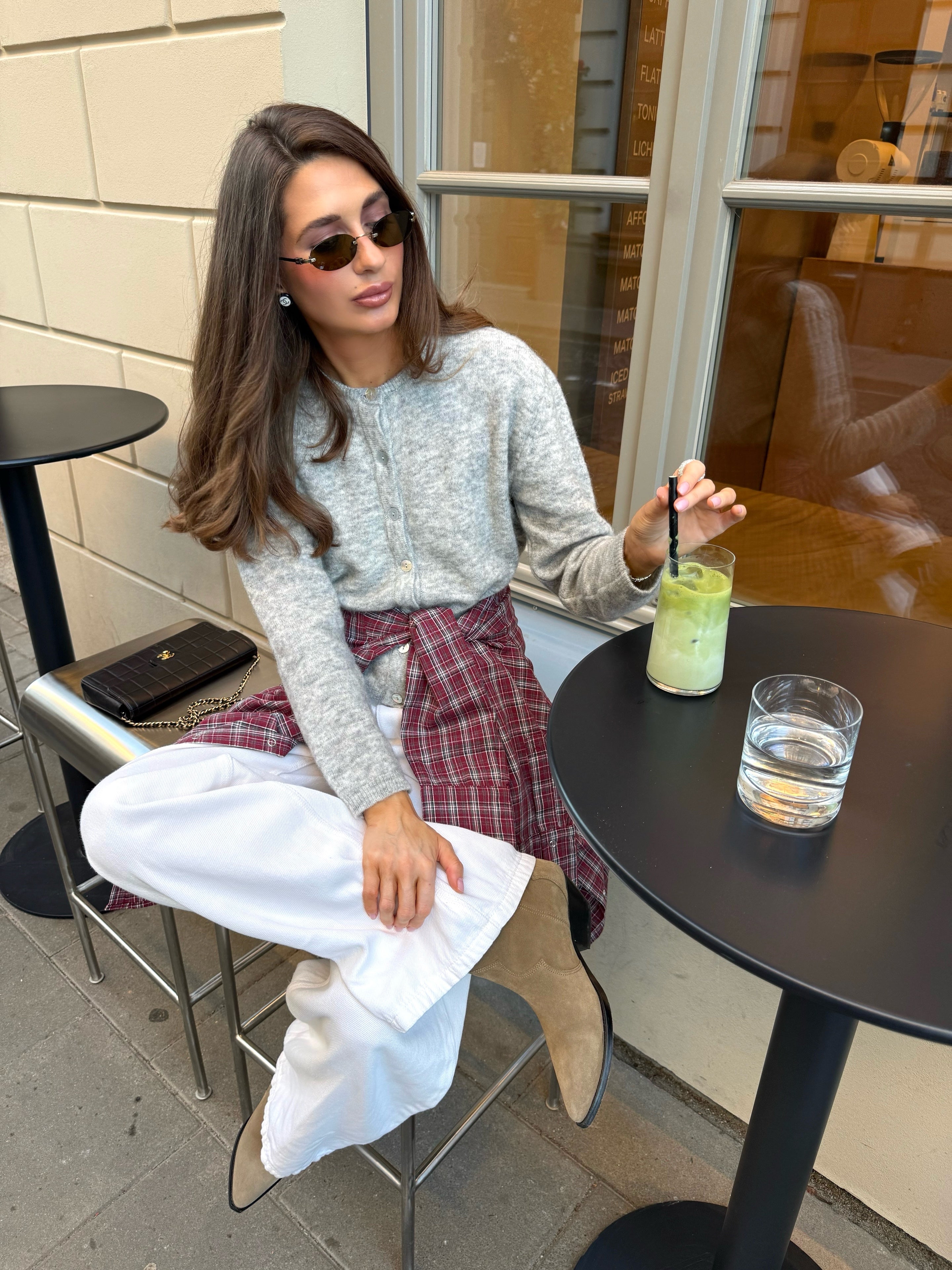 FLUFFY Alpakos Kardiganas su Sagomis