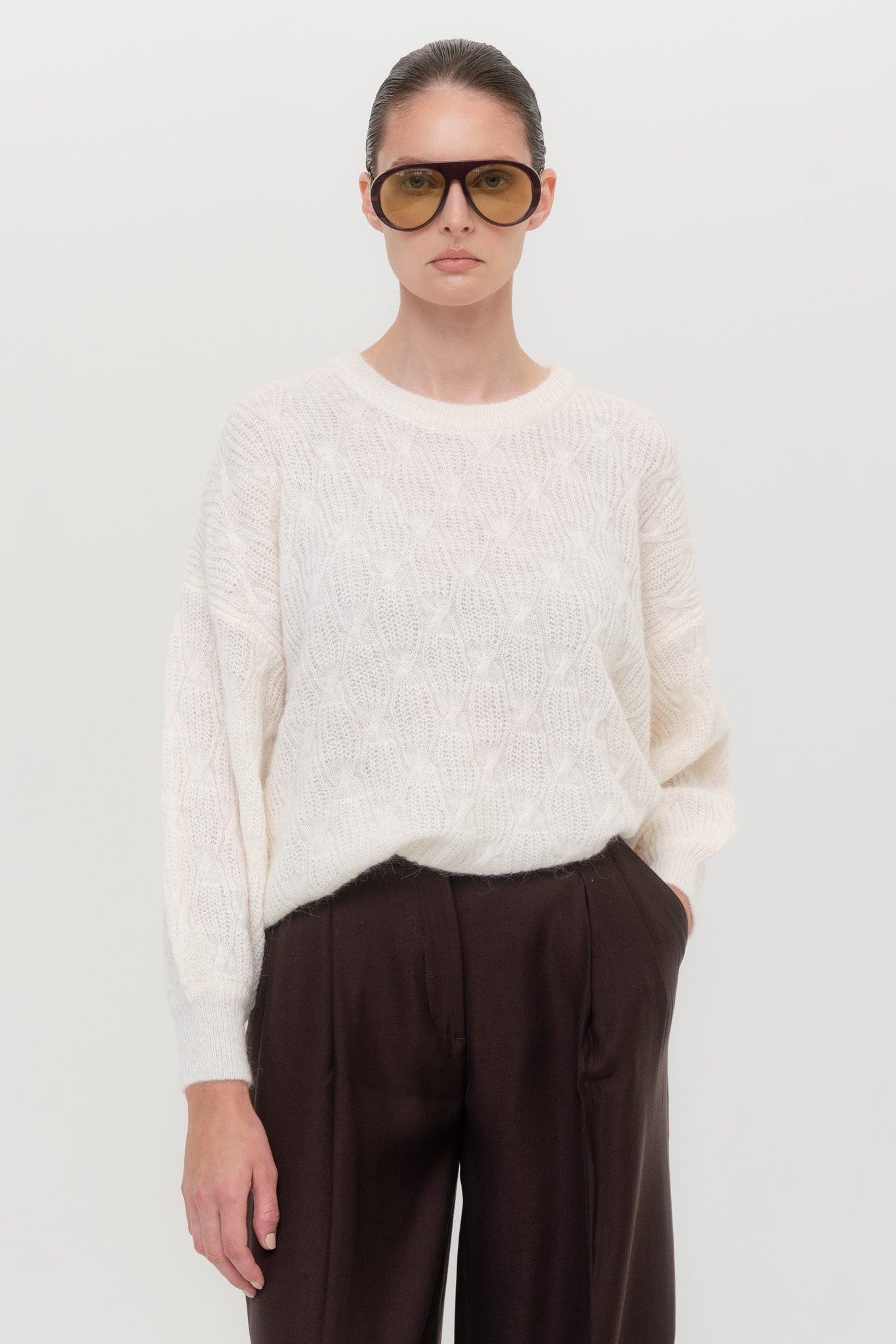 MATERA Alpakos ir Merino Vilnos Megztinis