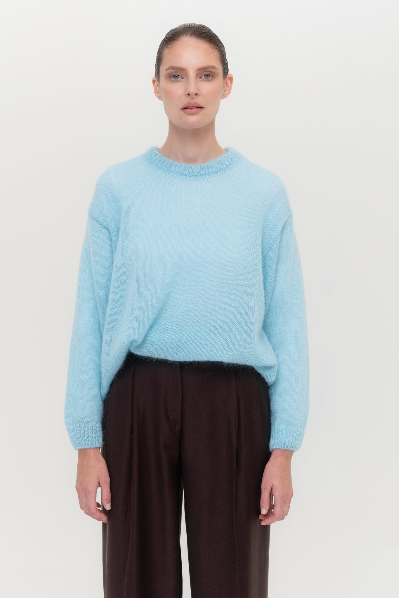 SOFT ROME Moheros ir Merino Vilnos Megztinis