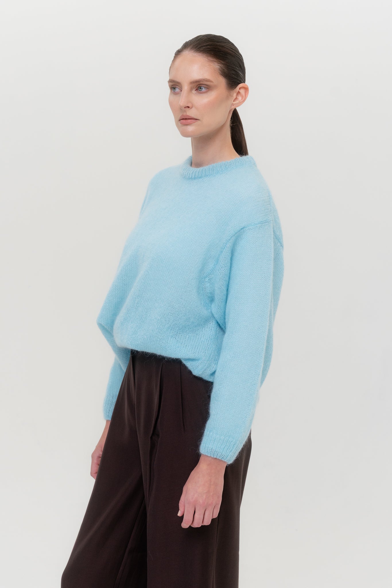 SOFT ROME Moheros ir Merino Vilnos Megztinis