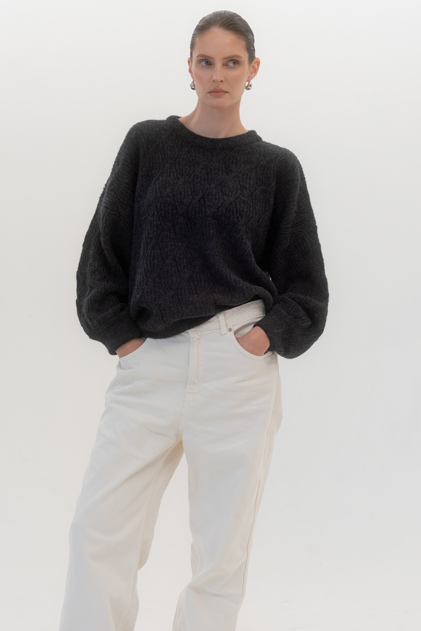 MATERA Alpakos ir Merino Vilnos Megztinis