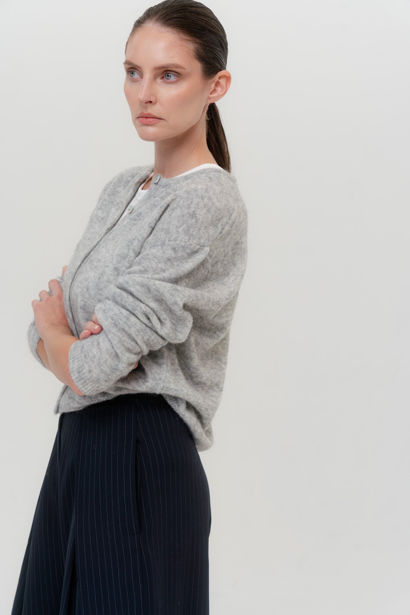 FLUFFY Alpakos Kardiganas su Sagomis