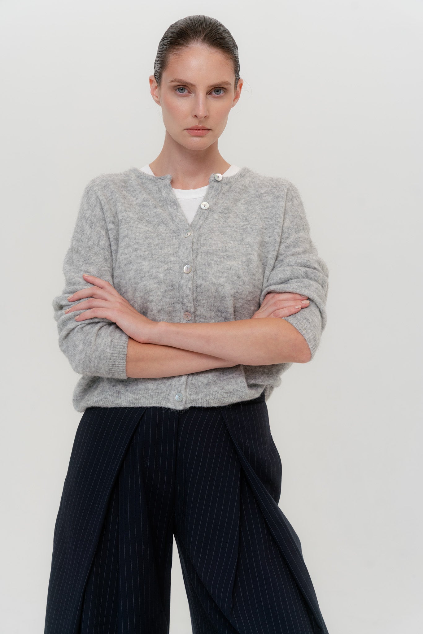 FLUFFY Alpakos Kardiganas su Sagomis