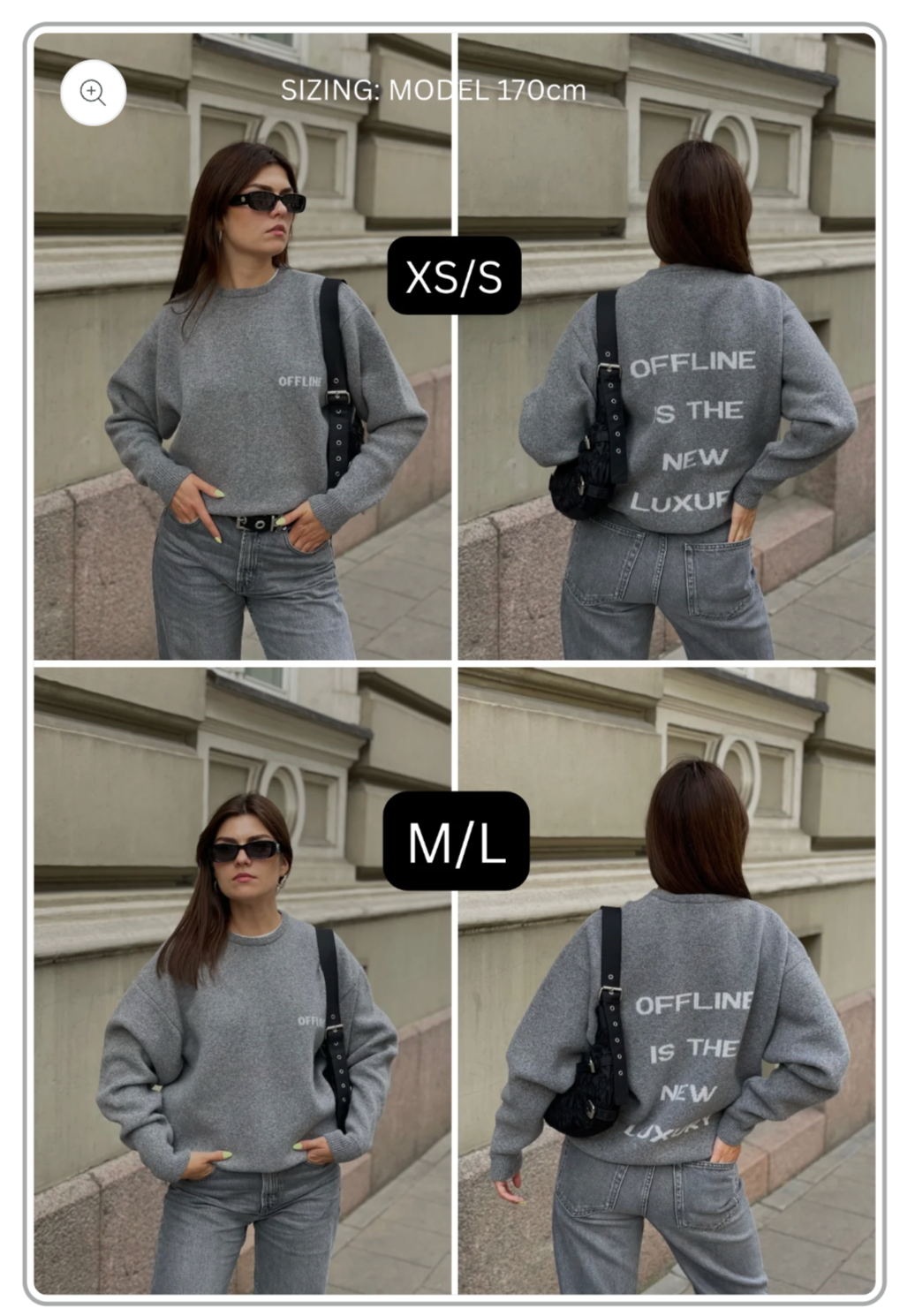 AMOUR Merino Vilnos Džemperis