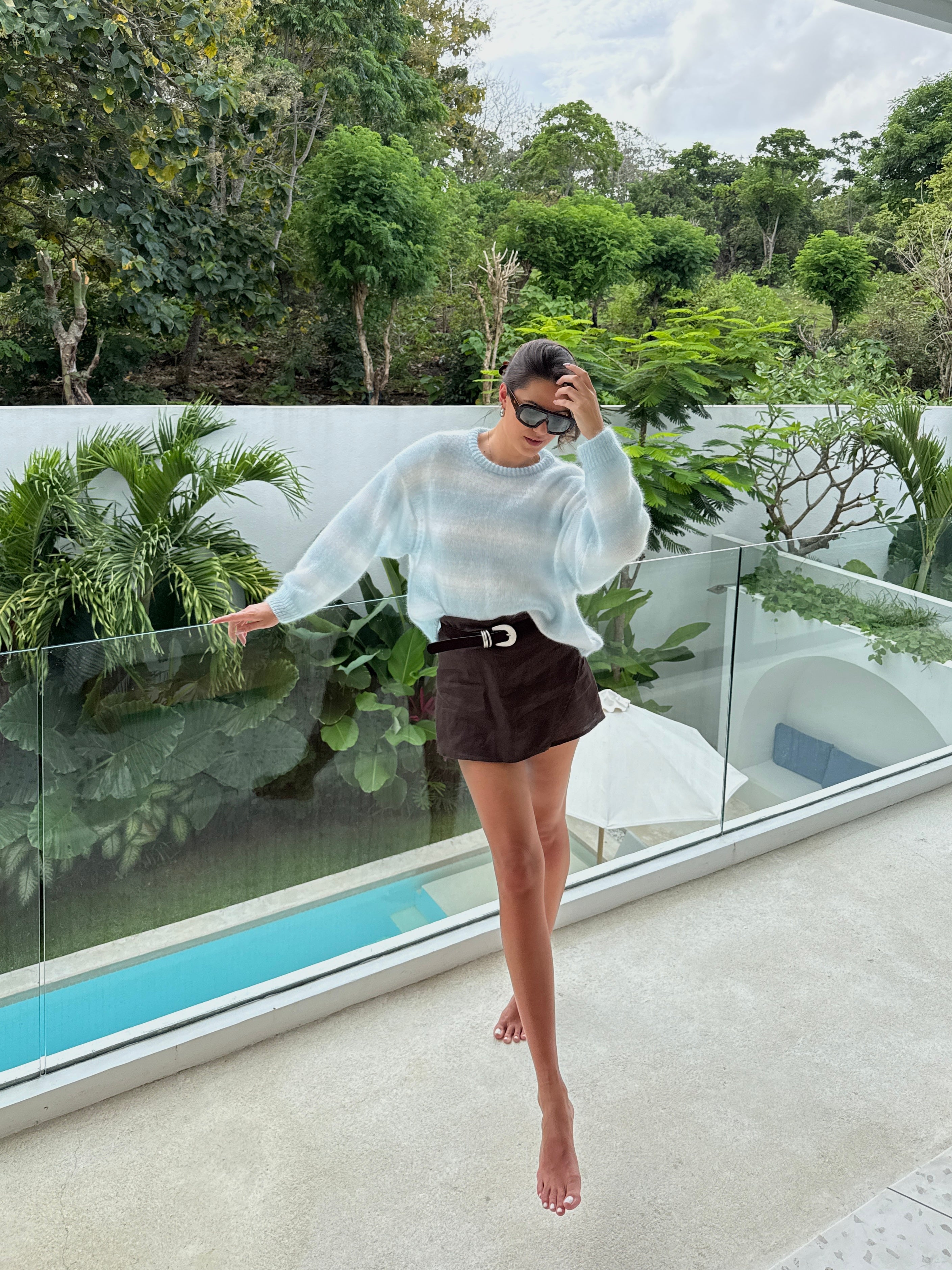 SOFT ROME Moheros ir Merino Vilnos Megztinis