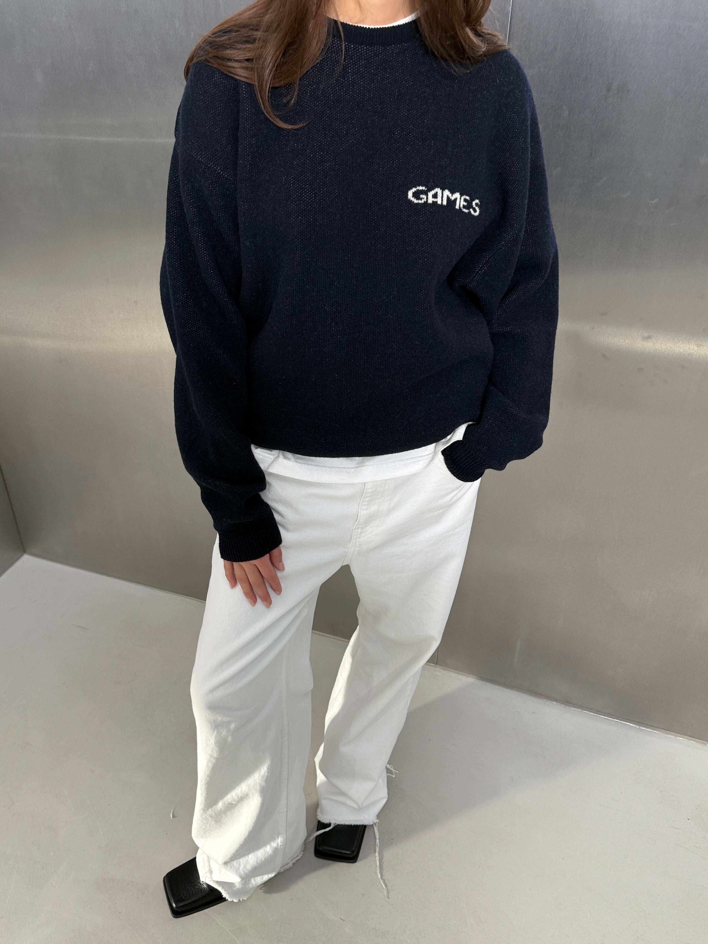 GAMES Merino Vilnos Megztinis