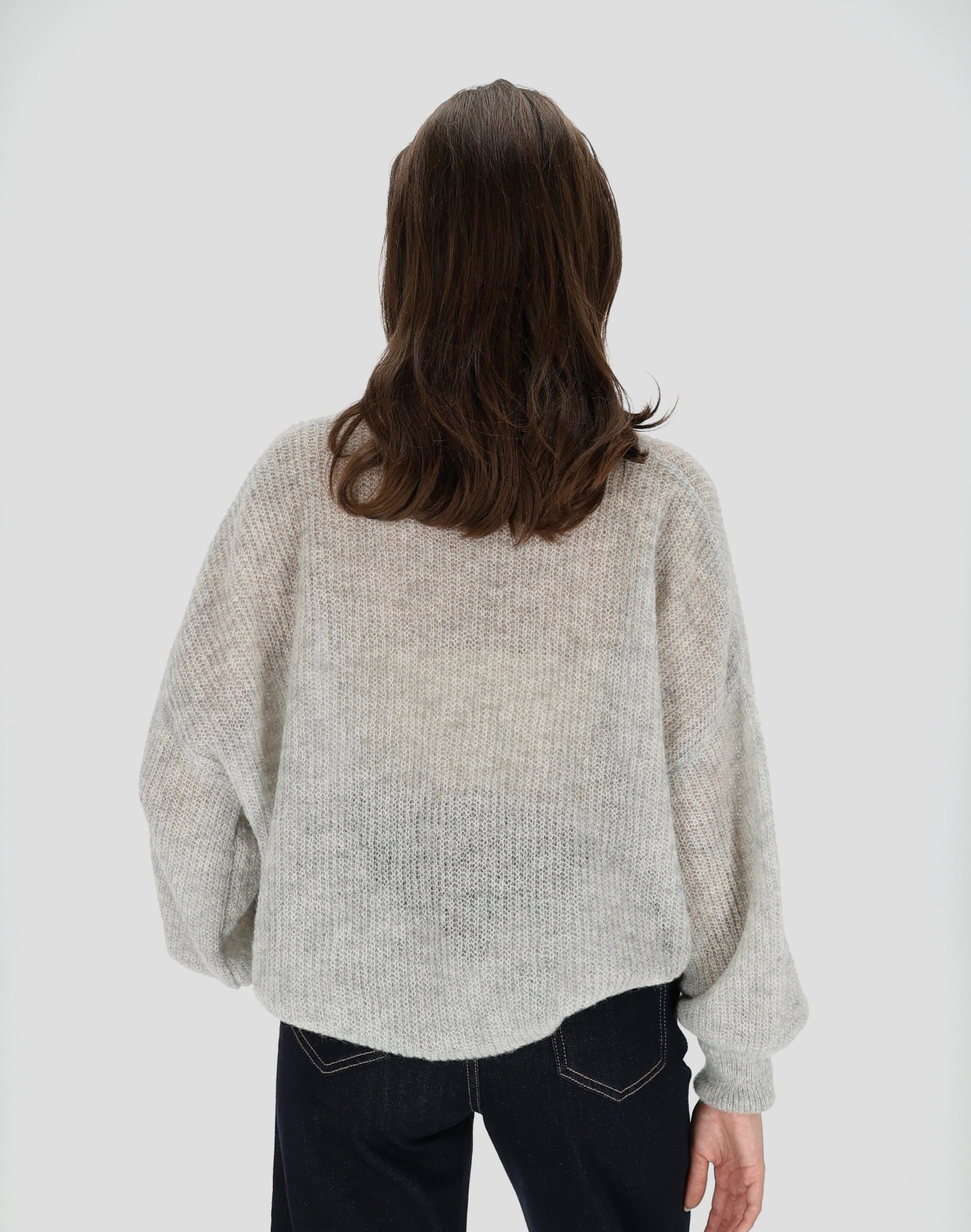 SPECIAL Alpakos ir Merino Vilnos Megztinis Šviesiai Pilka