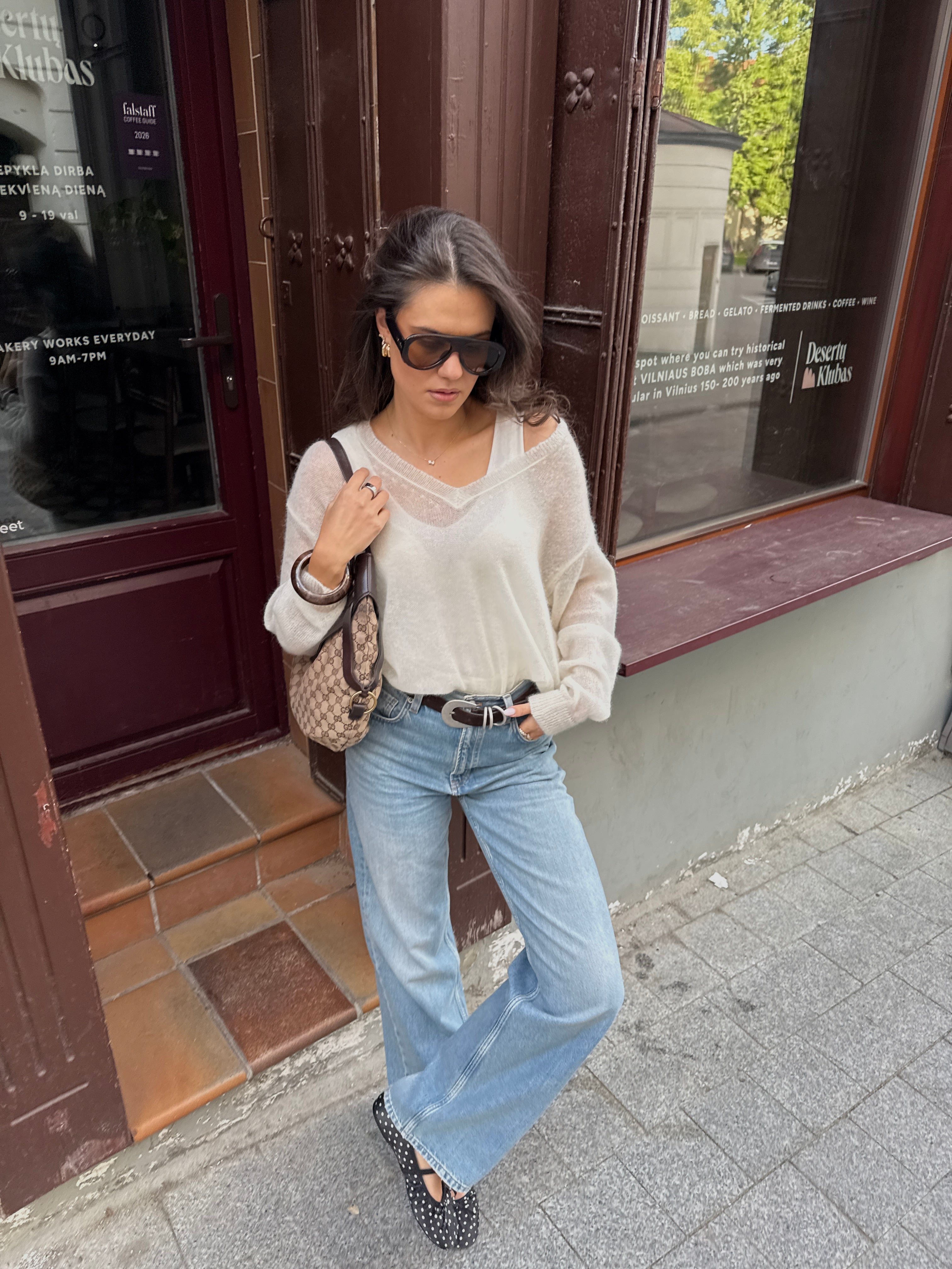 VERONA Alpaca and Merino Wool Sweater Milky White