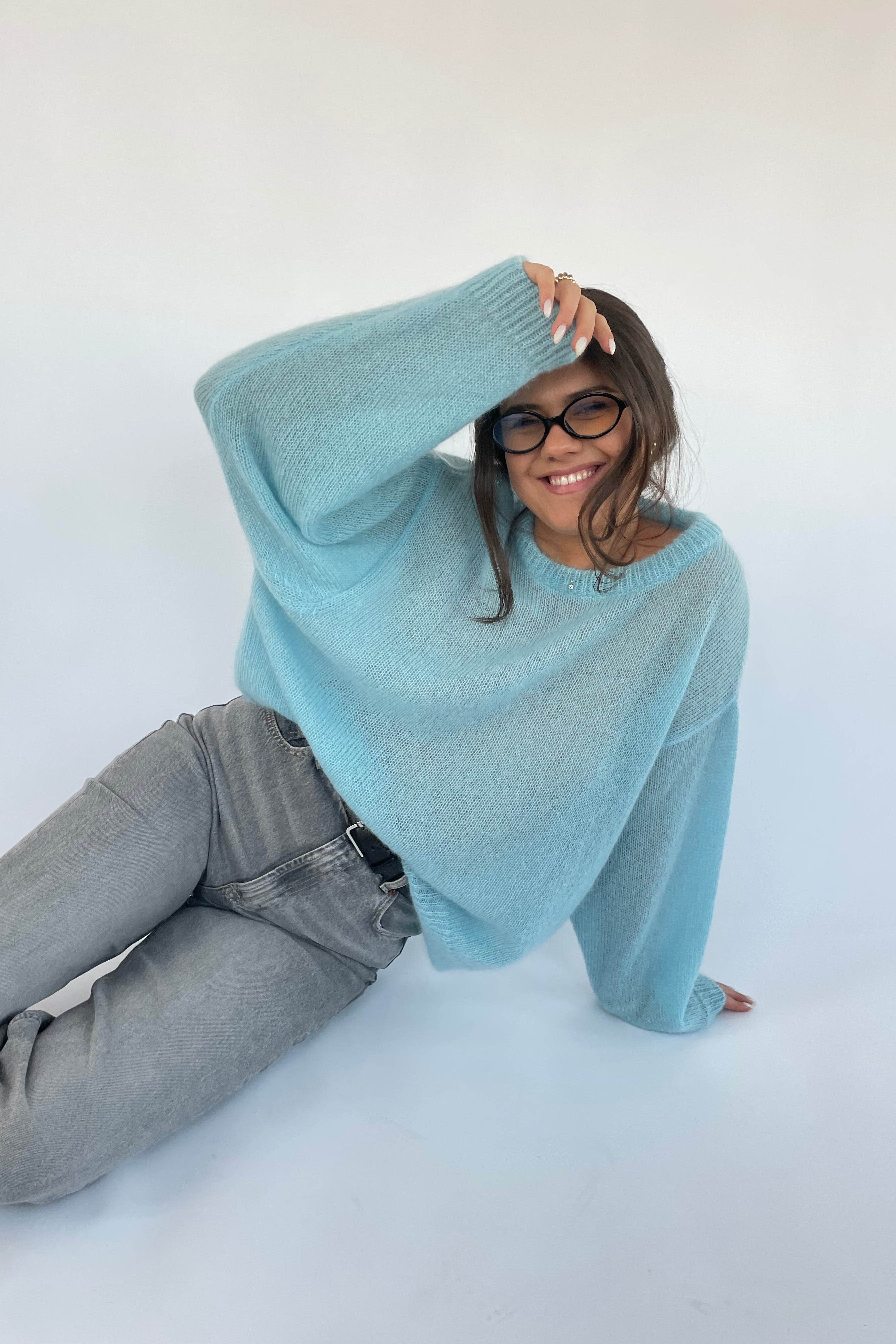 SOFT ROME Mohair and Merino Wool Sweater