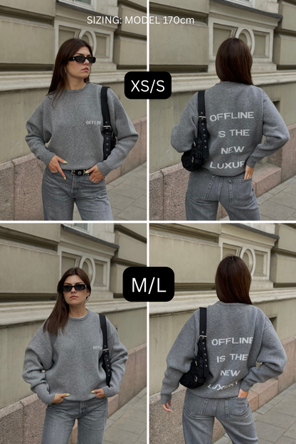 OFFLINE Merino Wool Sweater Navy Blue