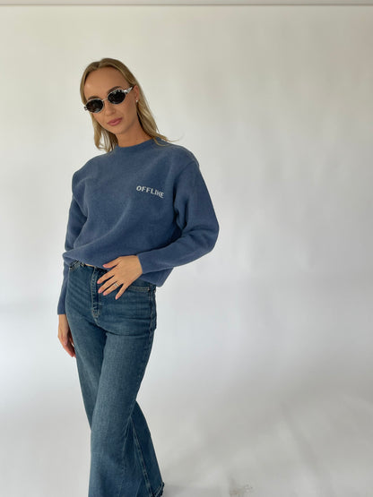 OFFLINE Merino Wool Sweater Navy Blue