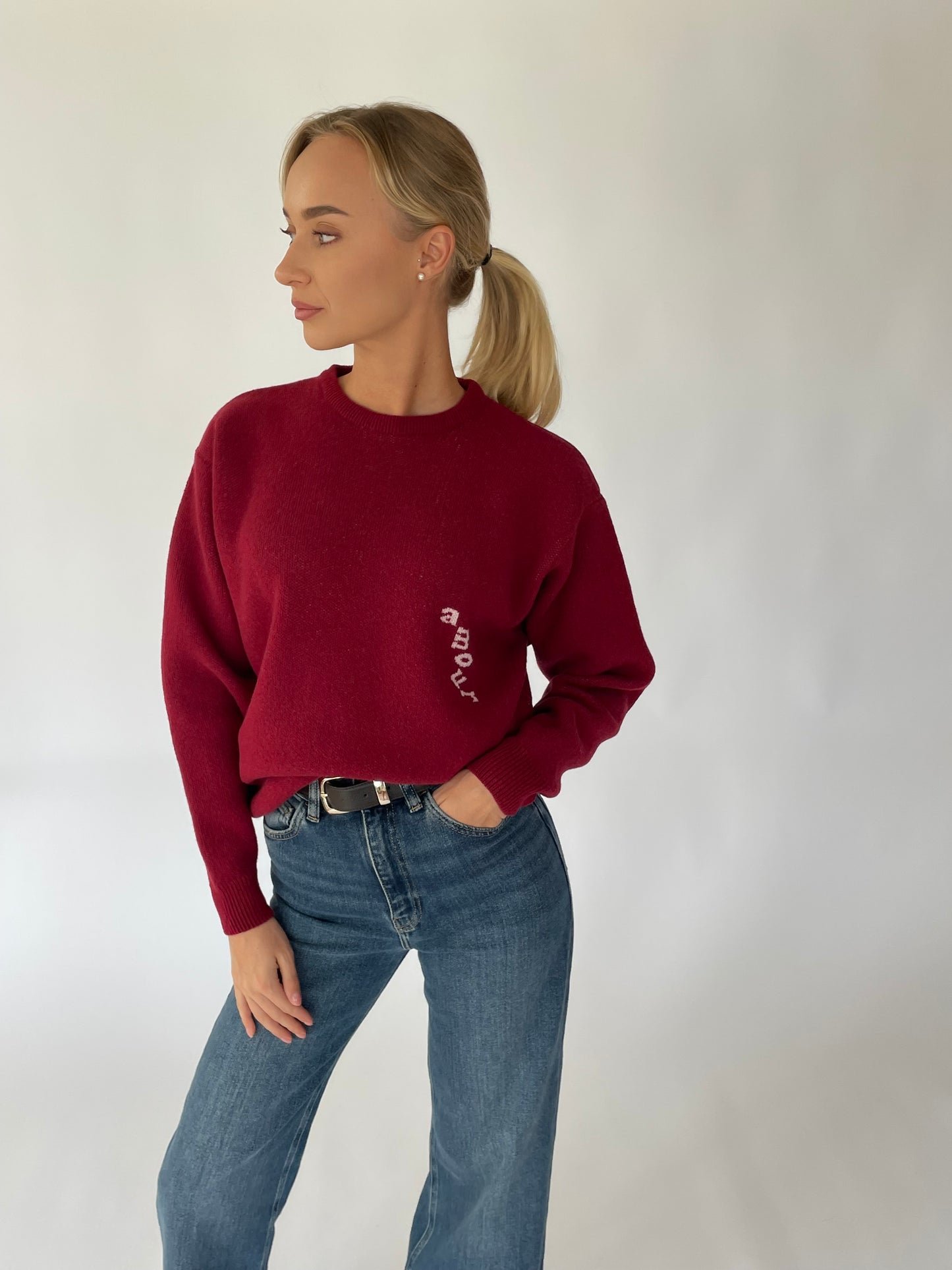 AMOUR Merino Wool Sweater
