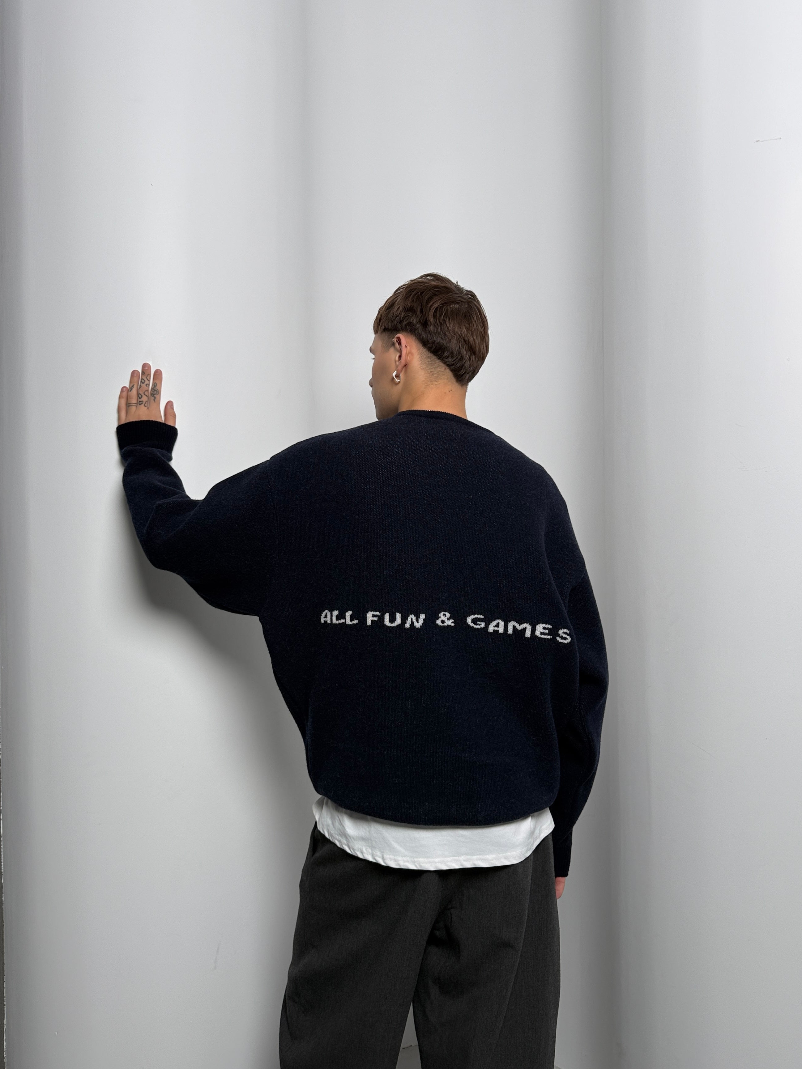 GAMES Merino Vilnos Megztinis