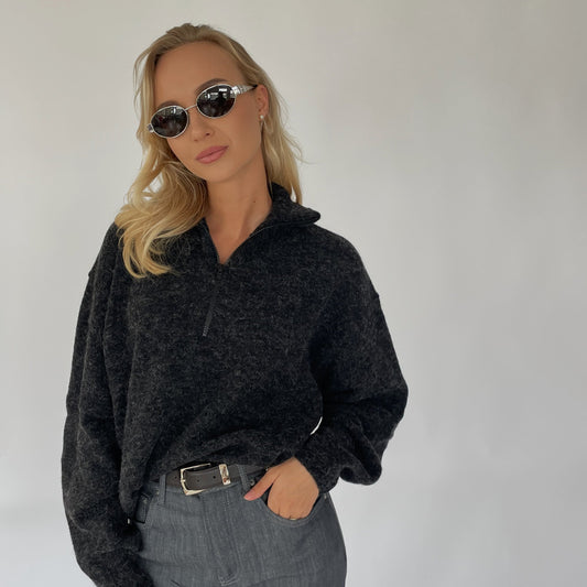 AMSTERDAM Zip-up sweater