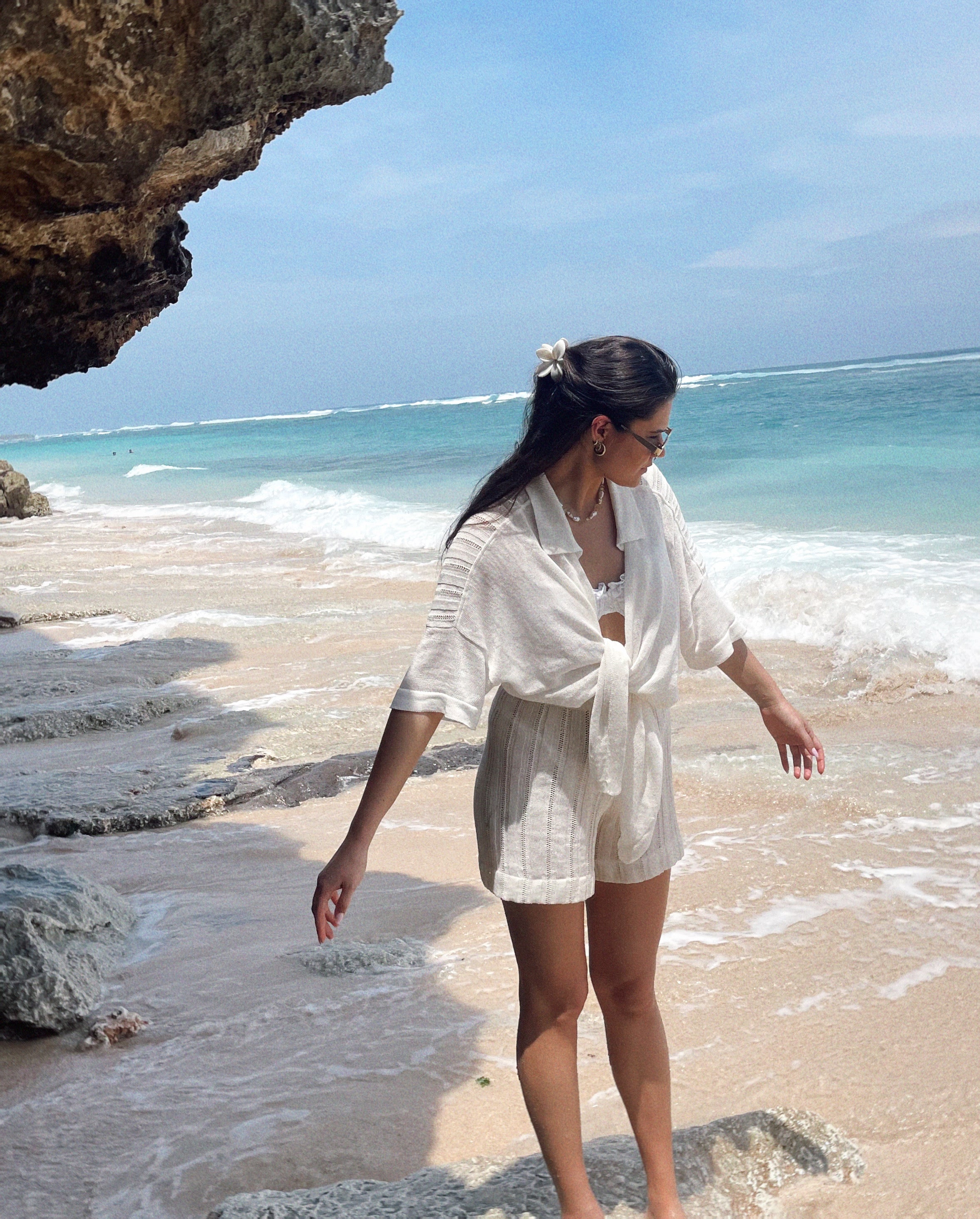 CAPRI Knitted Linen and Cotton Shirt