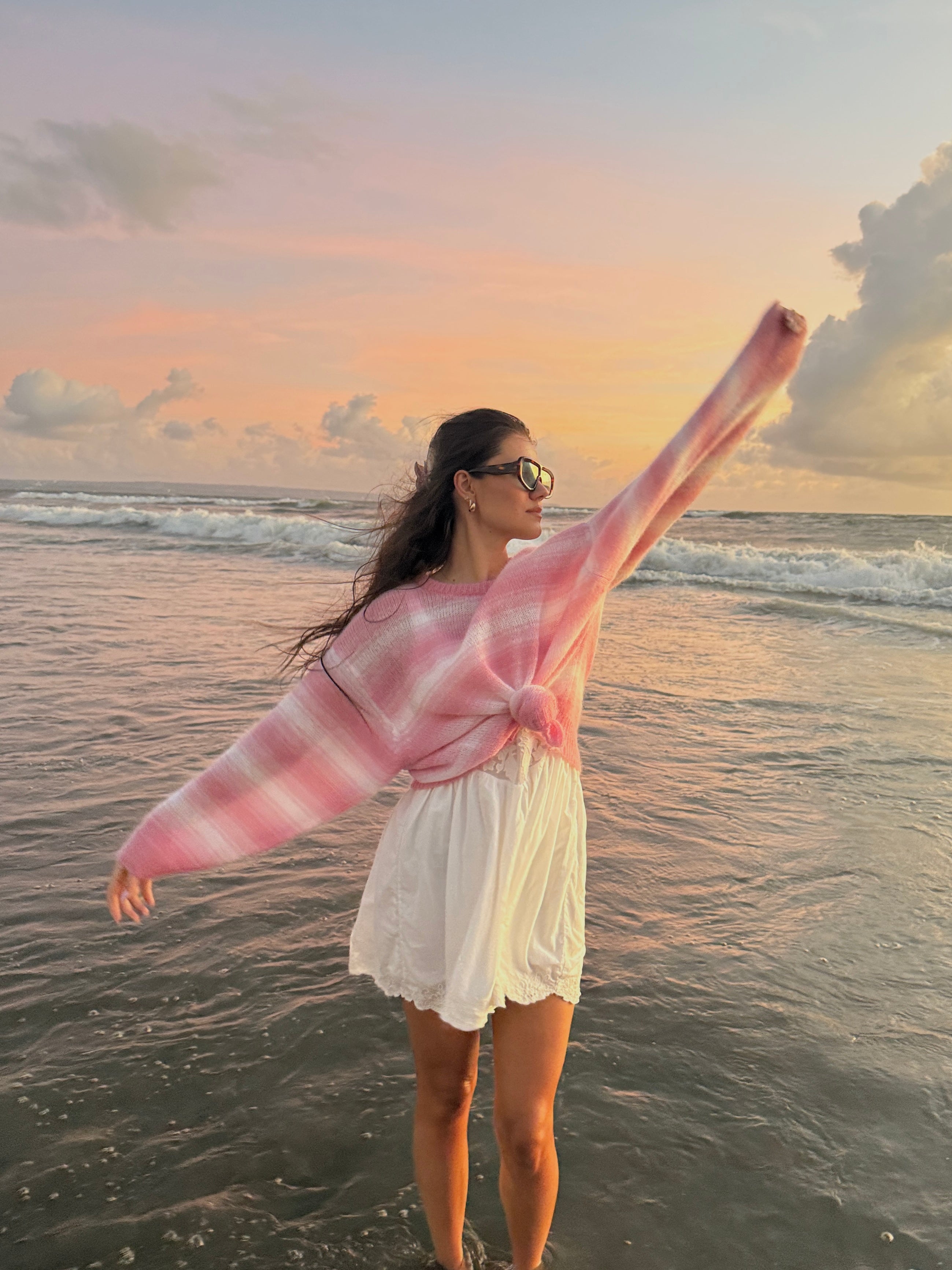 SOFT ROME Moheros ir Merino Vilnos Megztinis