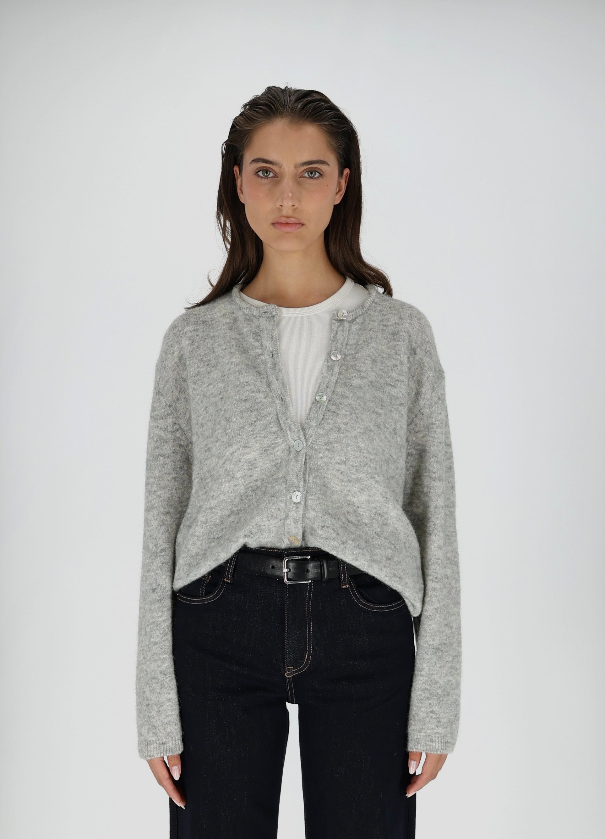 FLUFFY Alpaca Cardigan with Buttons